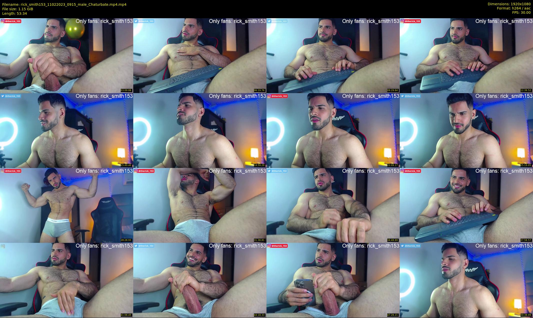 rick_smith153 — 54 minute Chaturbate male cam show recording, 1080p, Feb 11, 2023