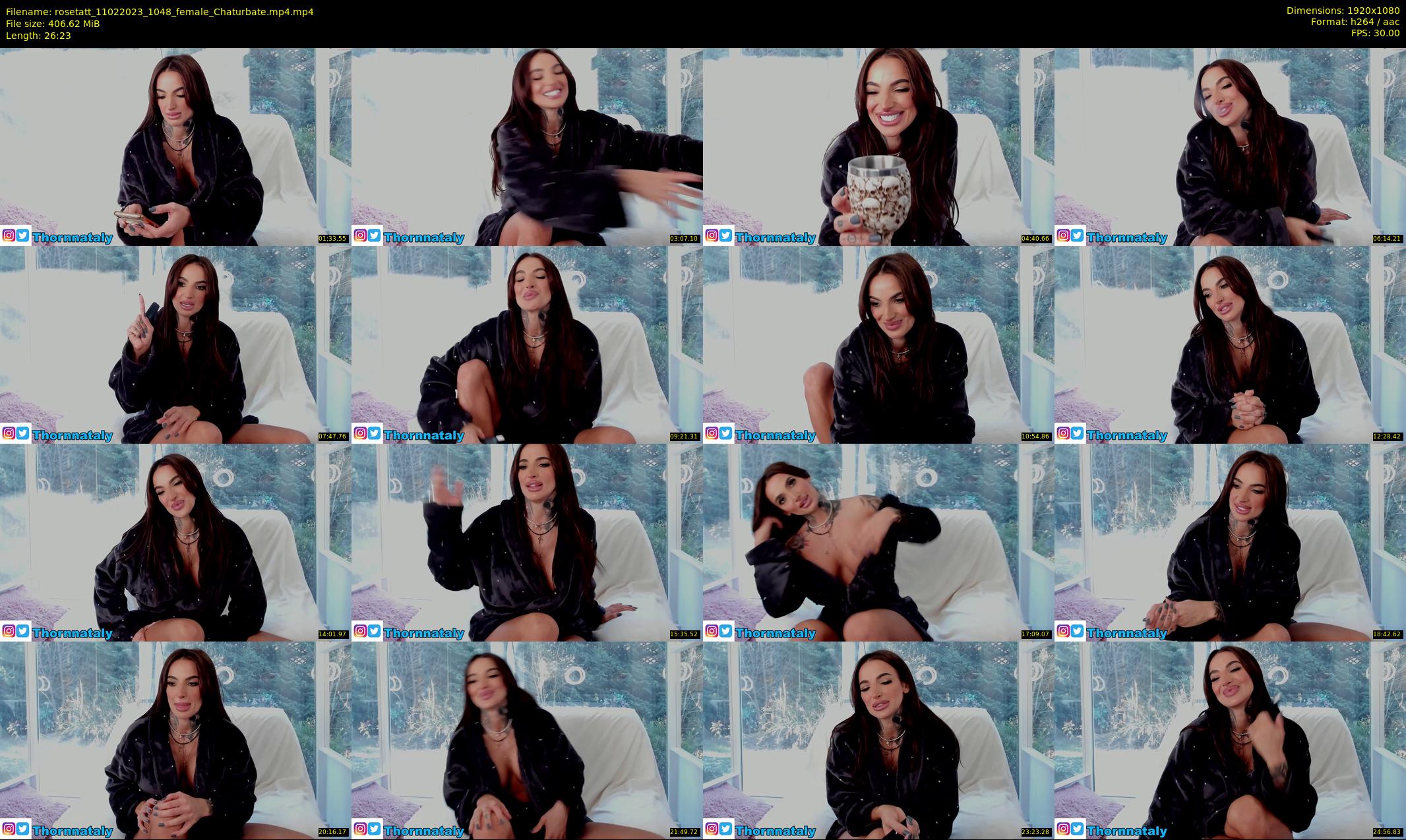 rosetatt — 27 minute Chaturbate female cam show recording, 1080p, Feb 11, 2023