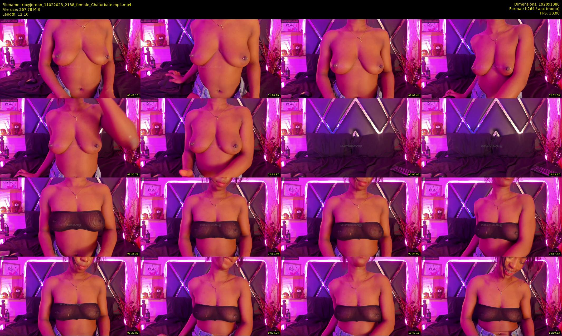 roxyjordan — 13 minute Chaturbate female cam show recording, 1080p, Feb 11, 2023