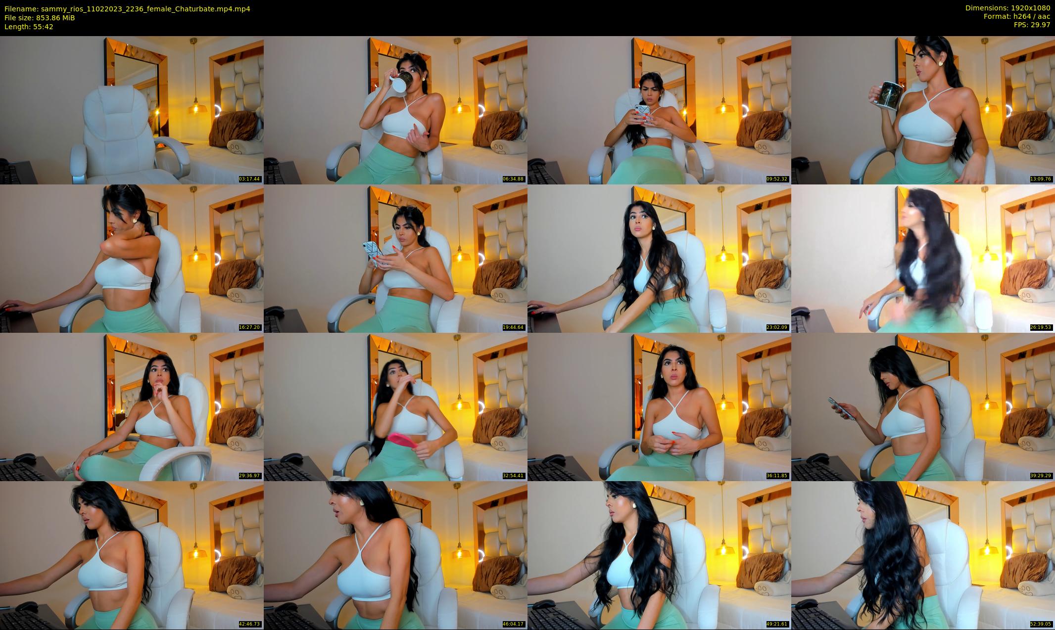 sammy_rios — 56 minute Chaturbate female cam show recording, 1080p, Feb 11, 2023