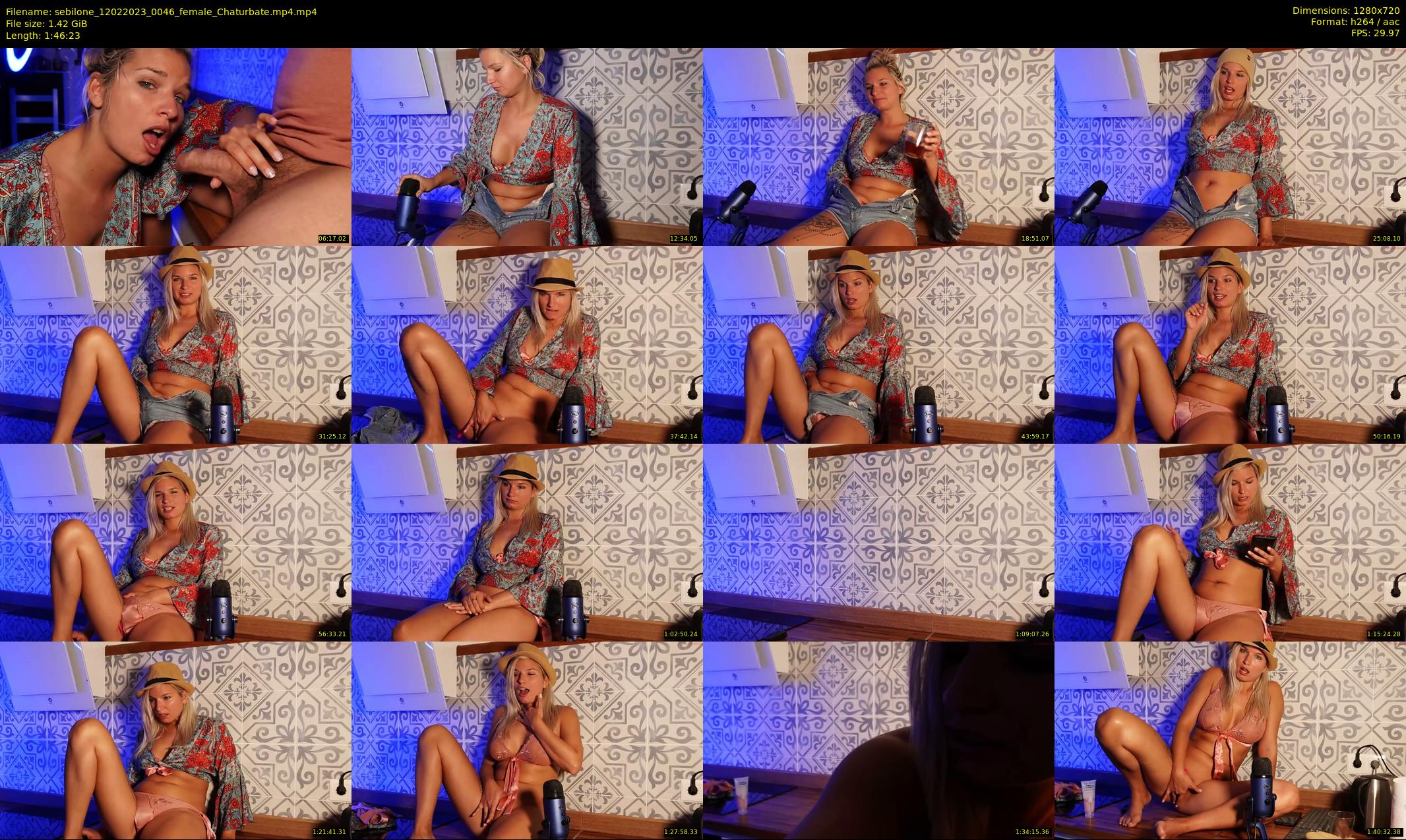 sebilone — 107 minute Chaturbate couple cam show recording, 720p, Feb 12, 2023