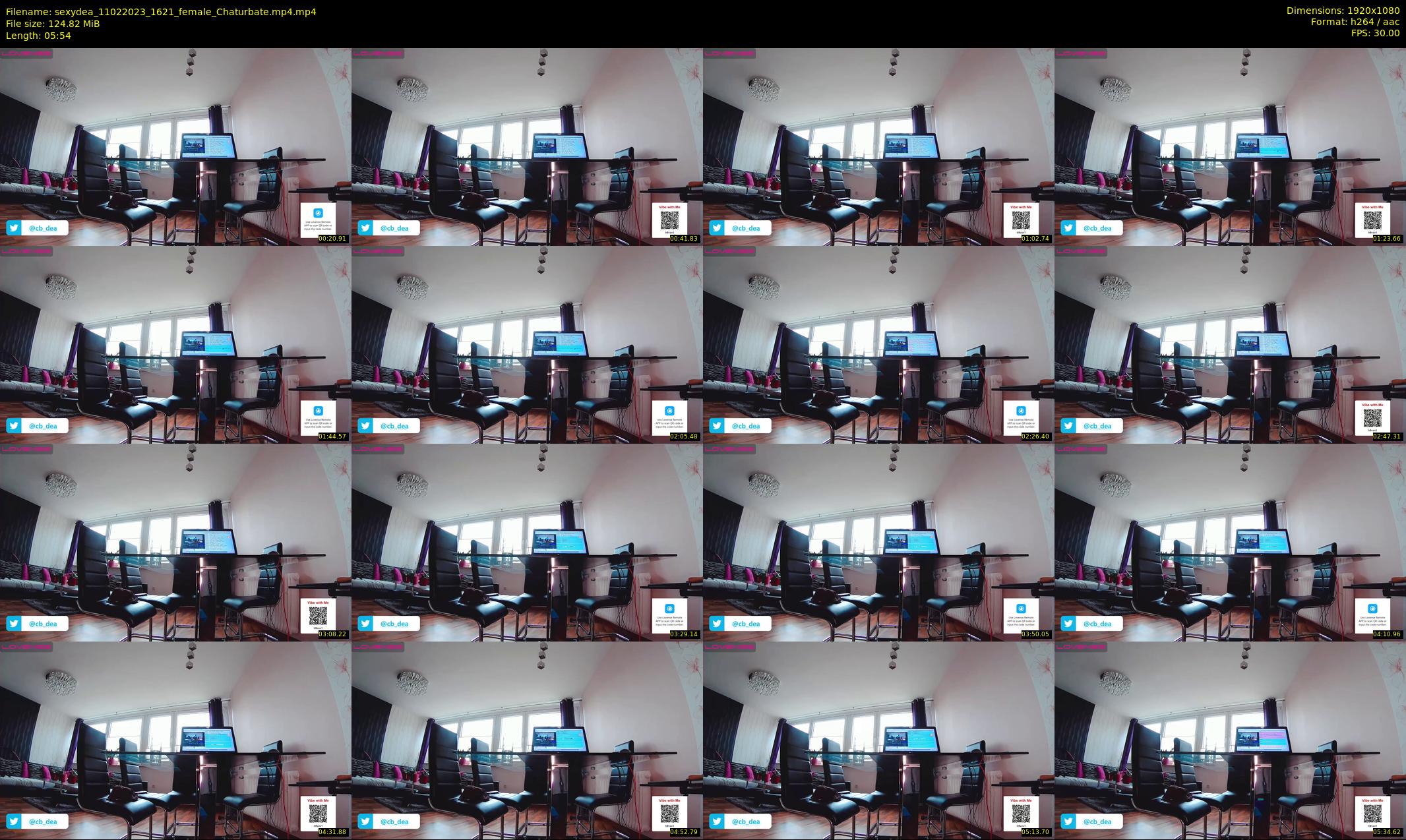 sexydea — 6 minute Chaturbate female cam show recording, 1080p, Feb 11, 2023