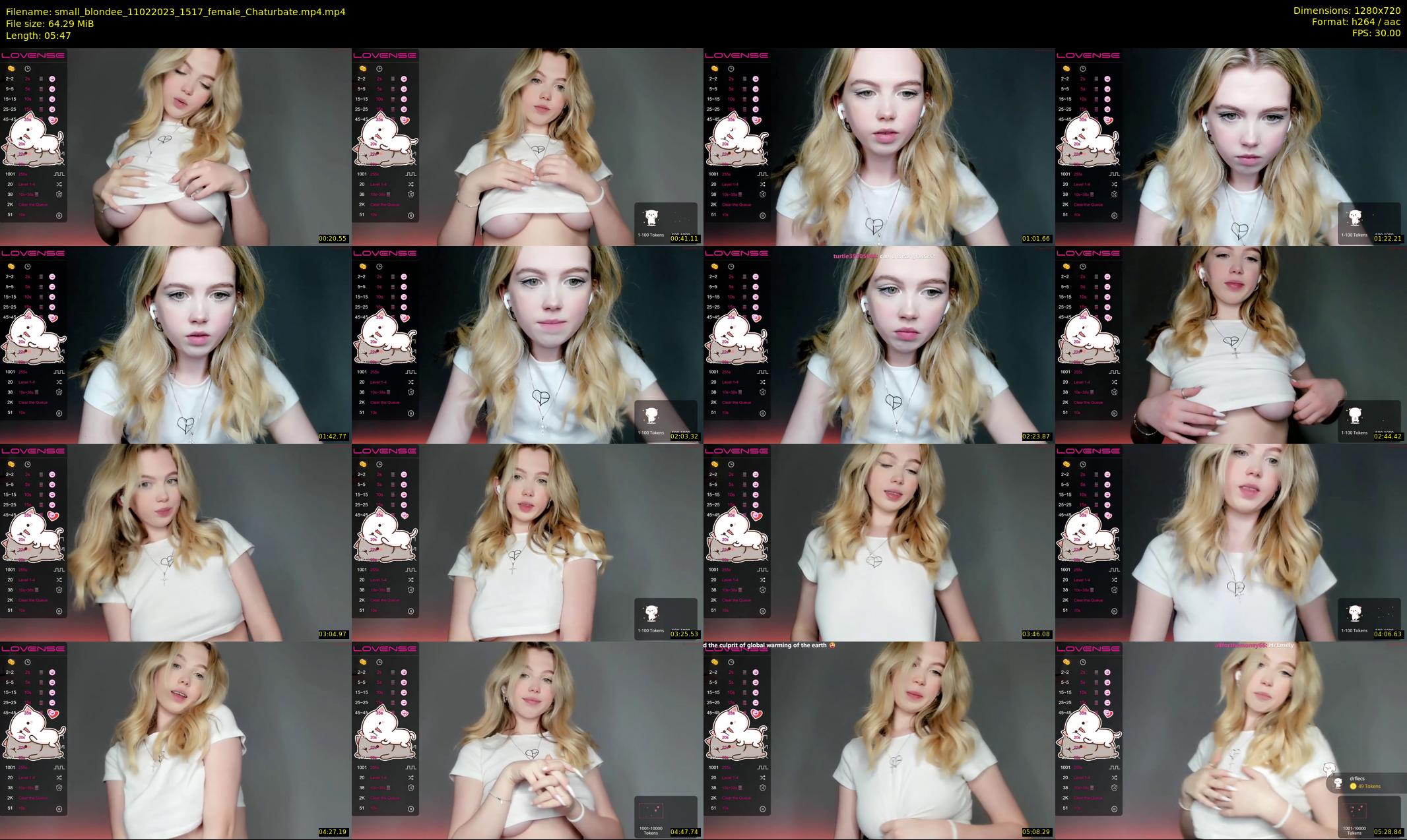 small_blondee — 6 minute Chaturbate female cam show recording, 720p, Feb 11, 2023