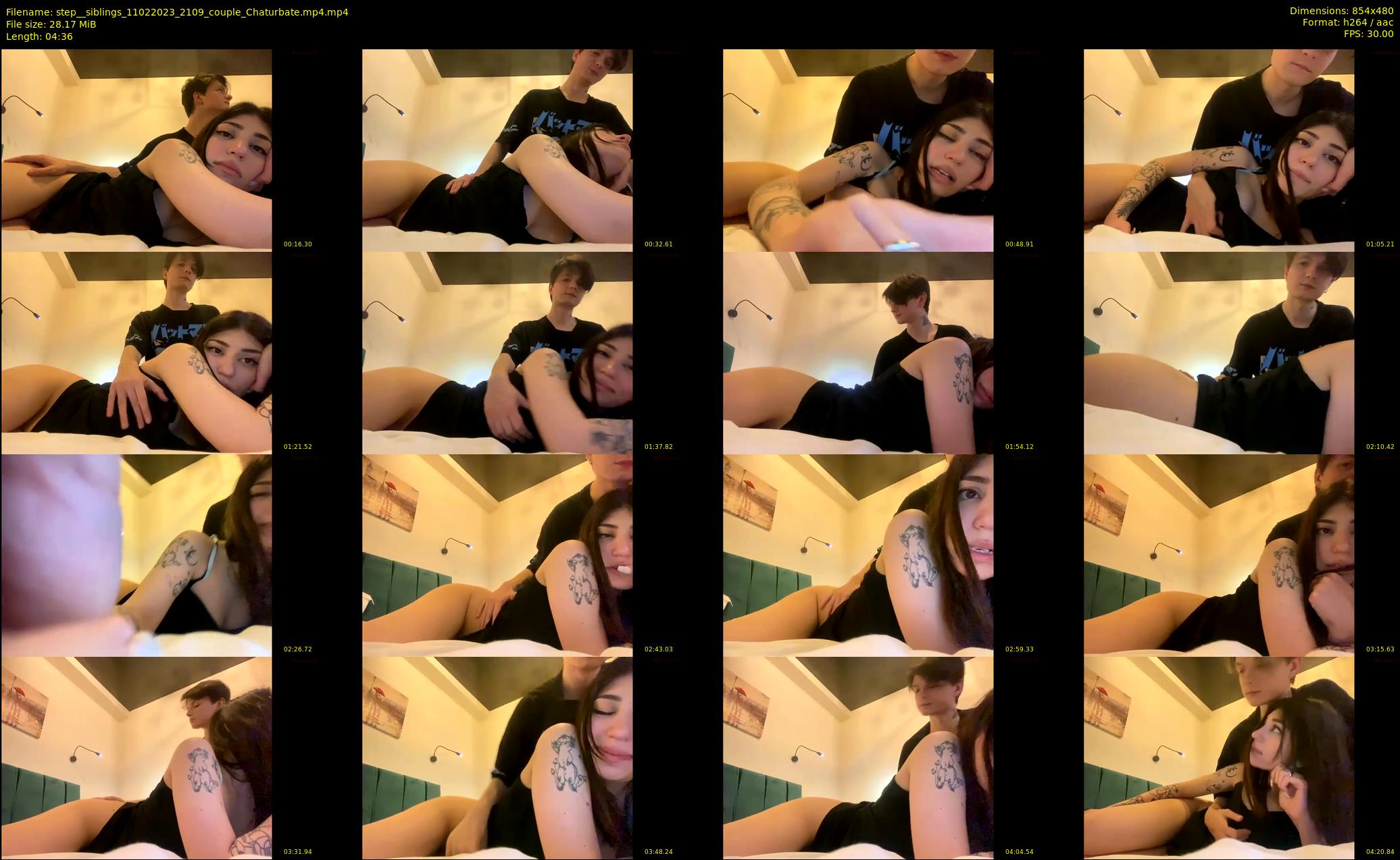 step__siblings — 5 minute Chaturbate couple cam show recording, 480p, Feb 11, 2023