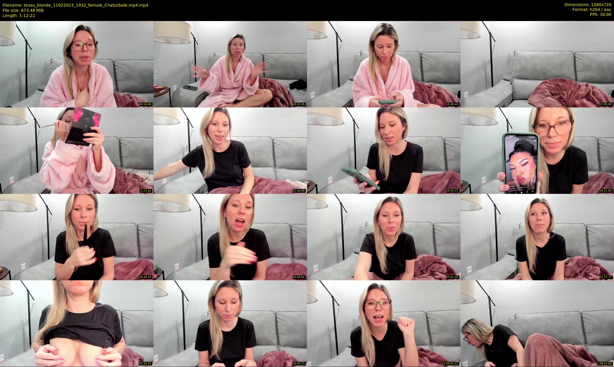 texas_blonde — 73 minute Chaturbate female cam show recording, 720p, Feb 11, 2023