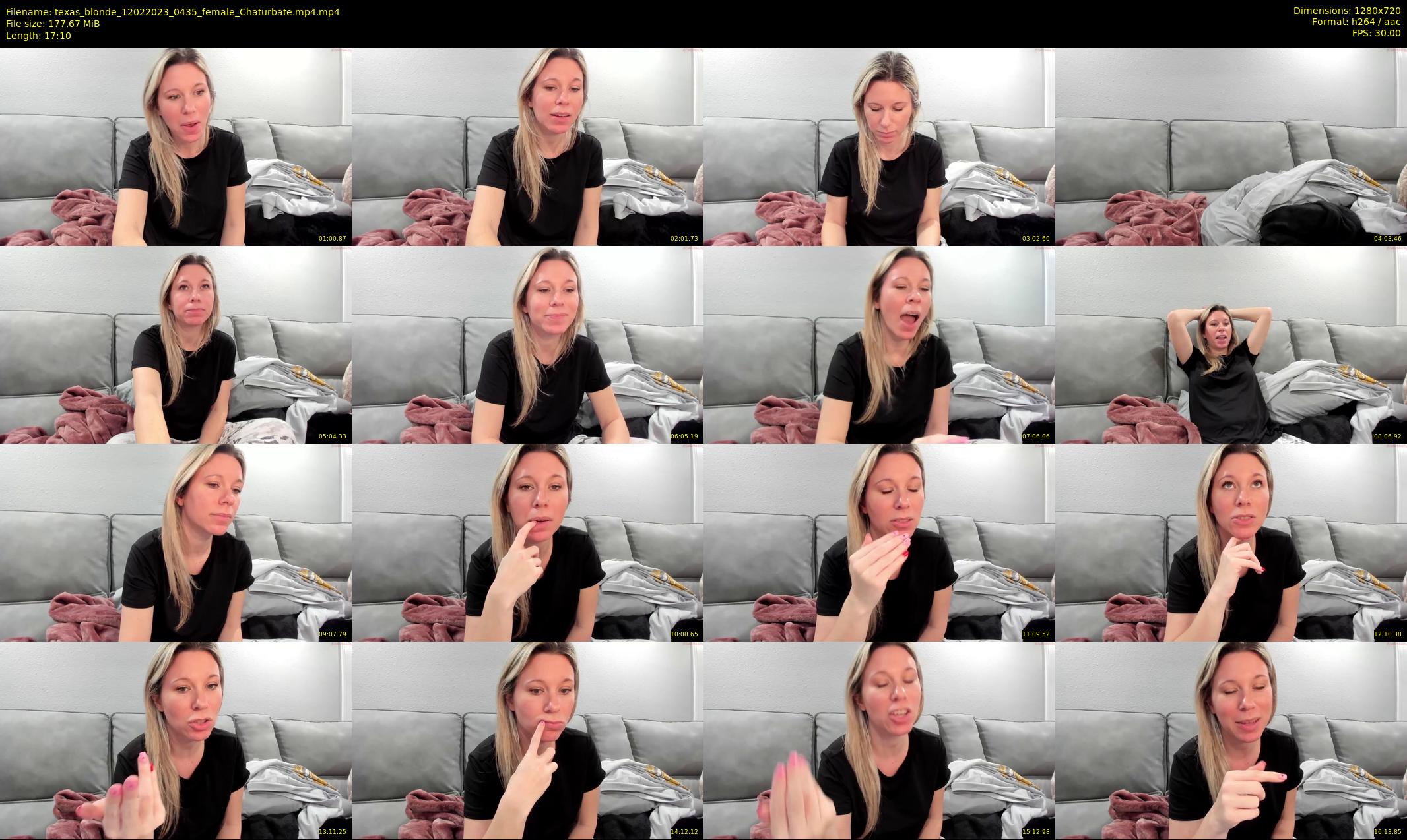 texas_blonde — 18 minute Chaturbate female cam show recording, 720p, Feb 12, 2023