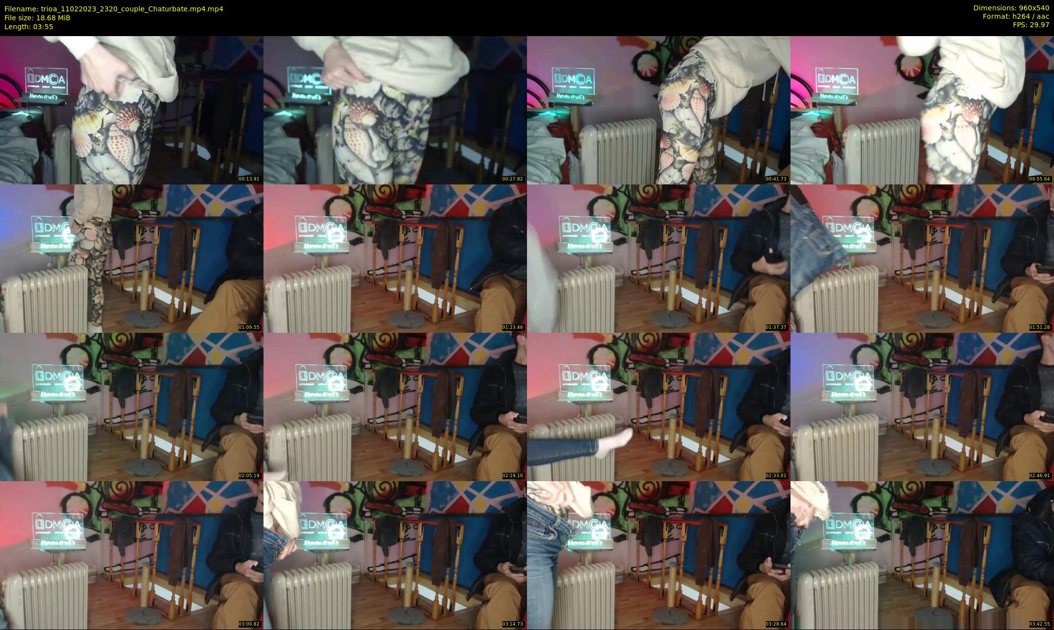 trioa — 4 minute Chaturbate couple cam show recording, 480p, Feb 11, 2023