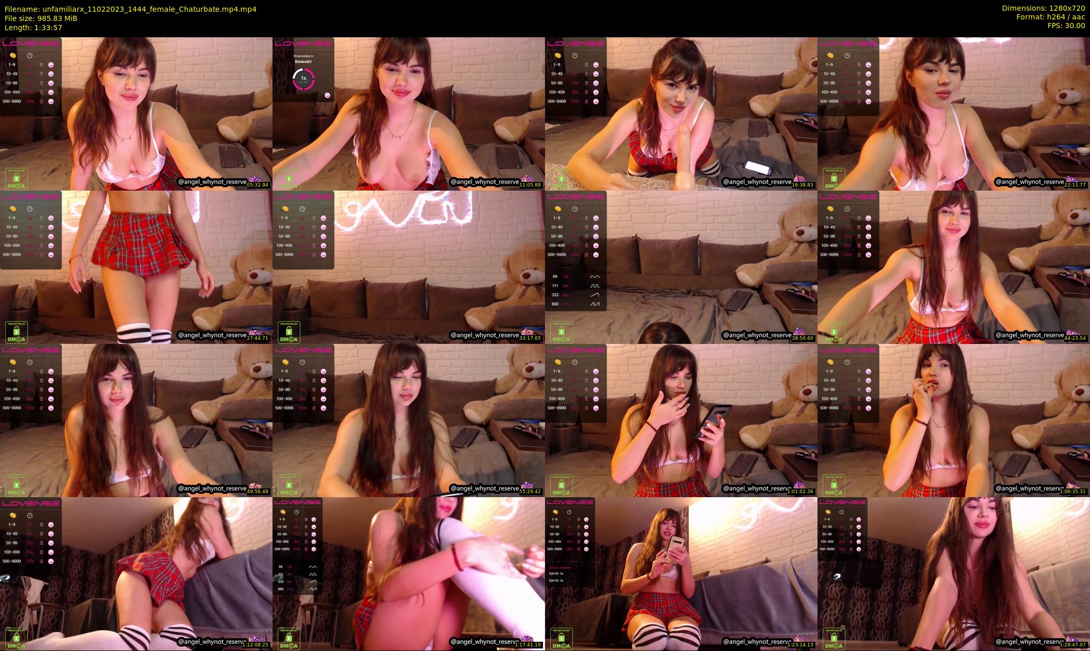 unfamiliarx — 94 minute Chaturbate female cam show recording, 720p, Feb 11, 2023
