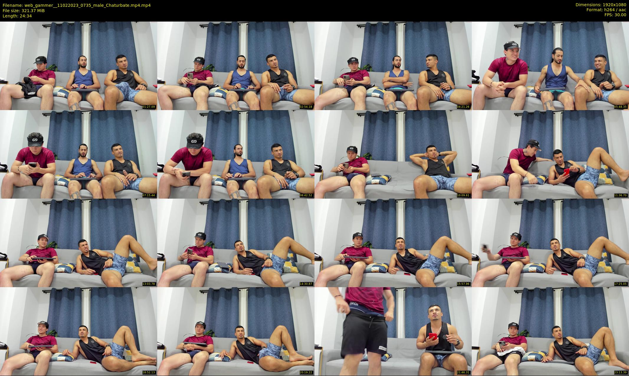 web_gammer_ — 25 minute Chaturbate male cam show recording, 1080p, Feb 11, 2023