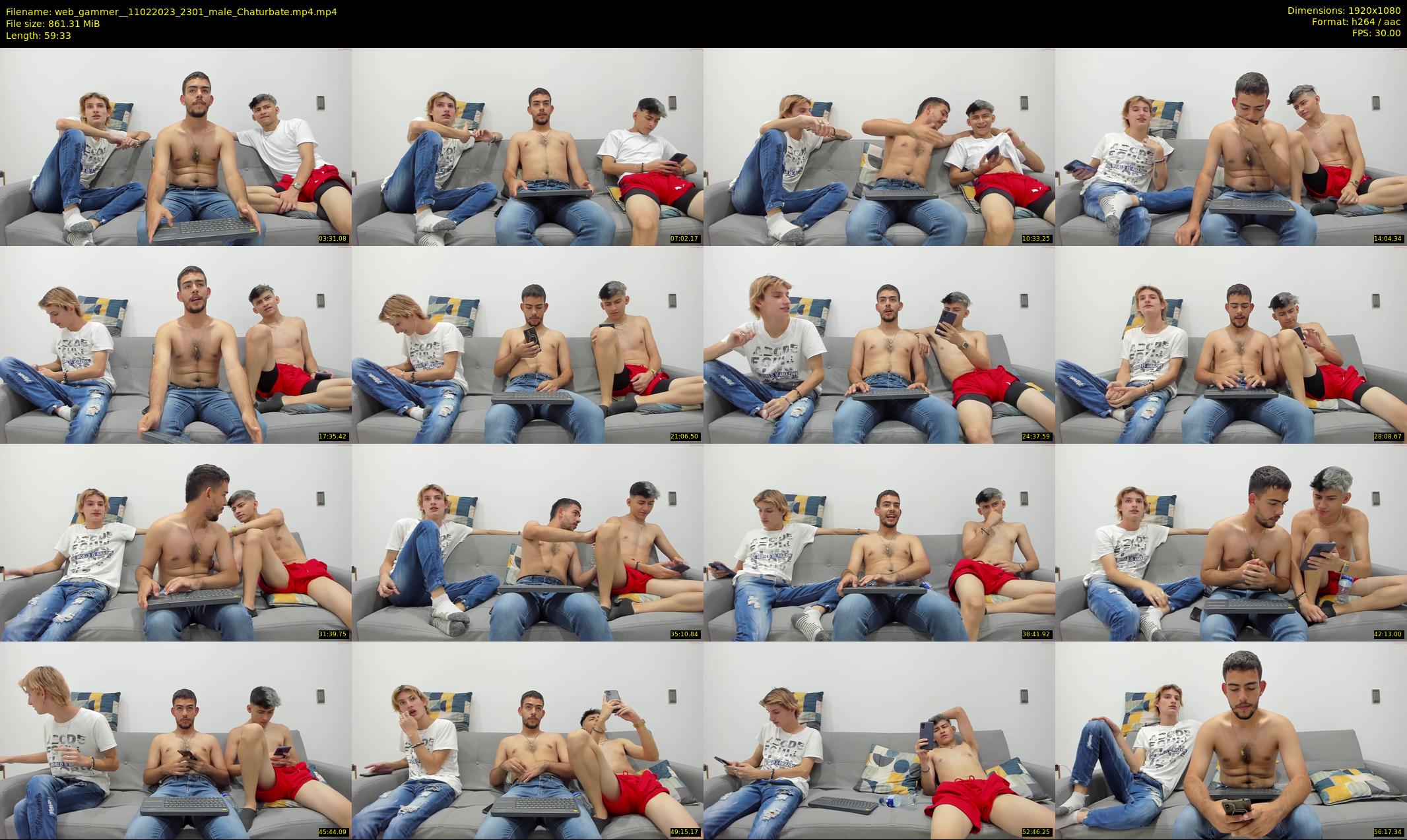 web_gammer_ — 60 minute Chaturbate male cam show recording, 1080p, Feb 11, 2023