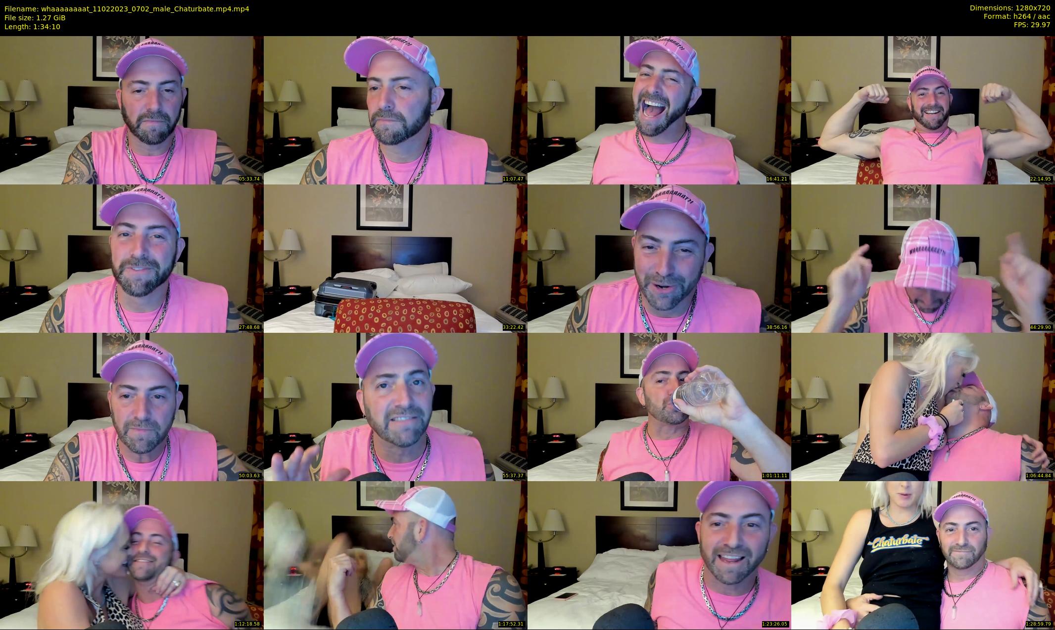whaaaaaaaat — 95 minute Chaturbate couple cam show recording, 720p, Feb 11, 2023