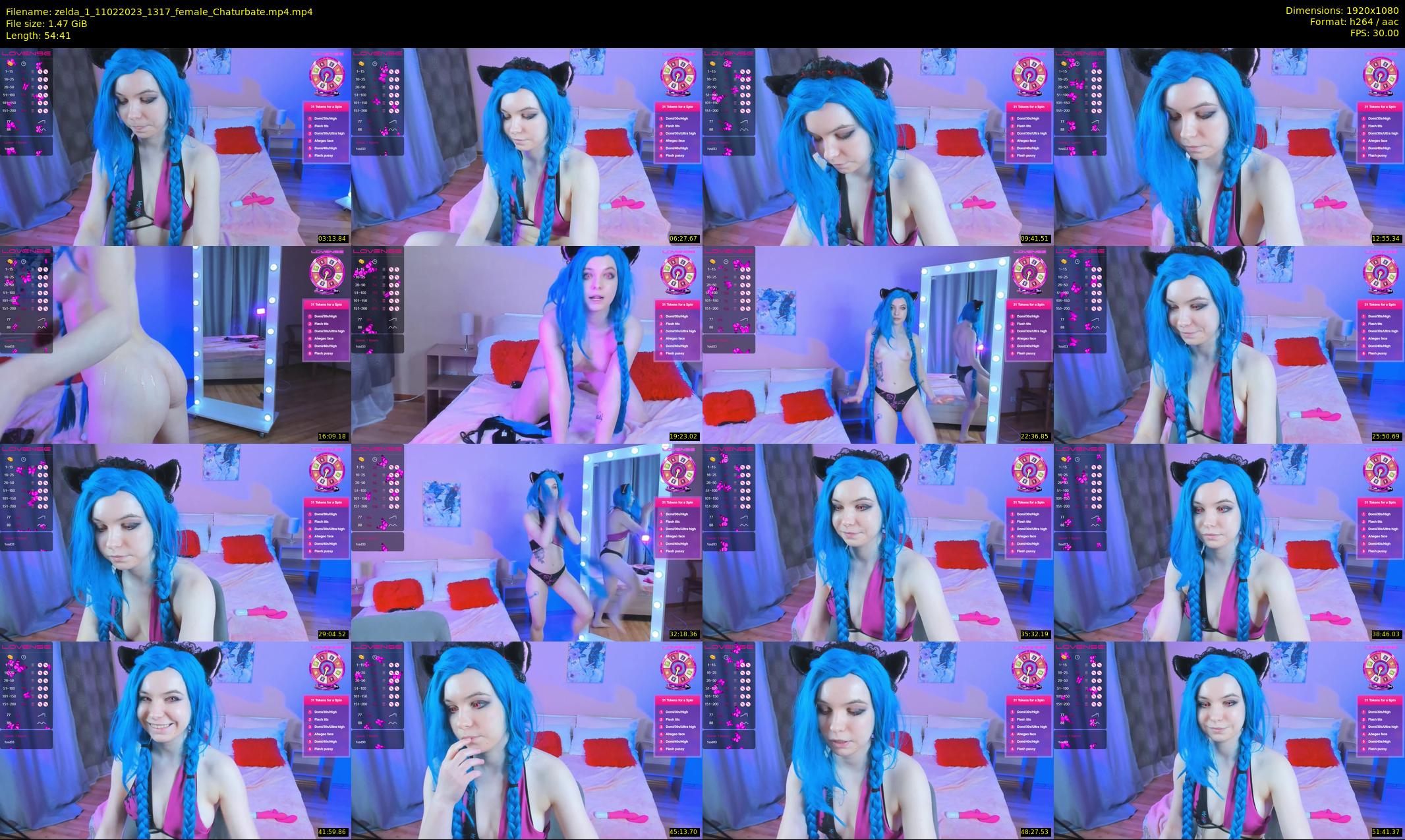 zelda_1 — 55 minute Chaturbate female cam show recording, 1080p, Feb 11, 2023