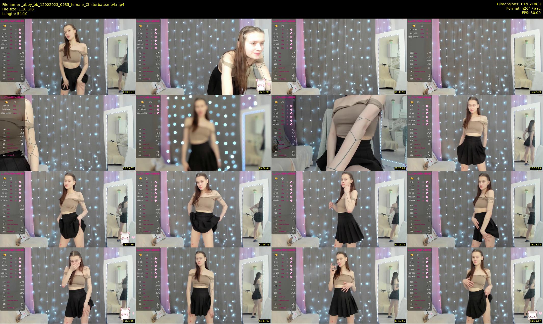 _abby_bb — 55 minute Chaturbate female cam show recording, 1080p, Feb 12, 2023