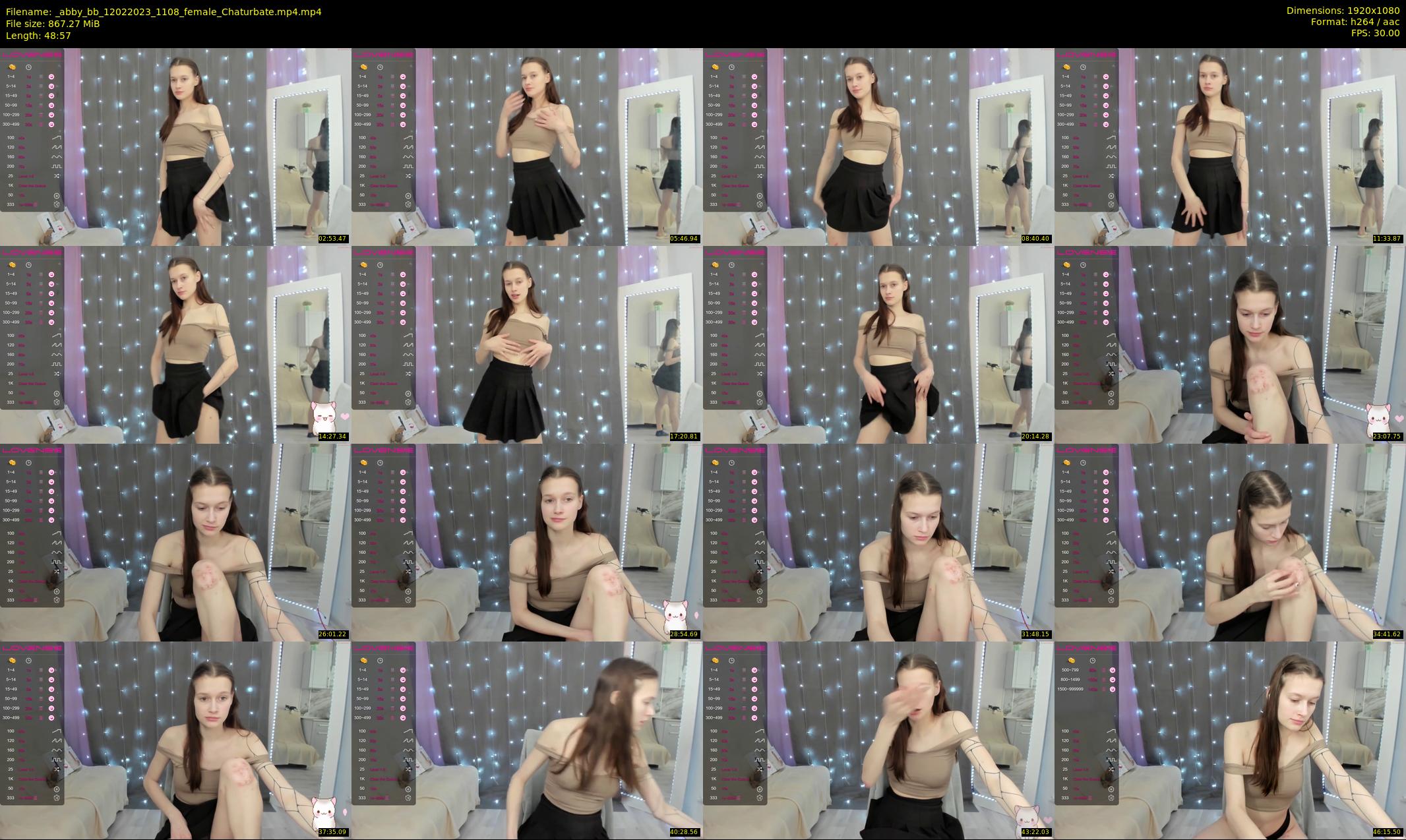 _abby_bb — 49 minute Chaturbate female cam show recording, 1080p, Feb 12, 2023