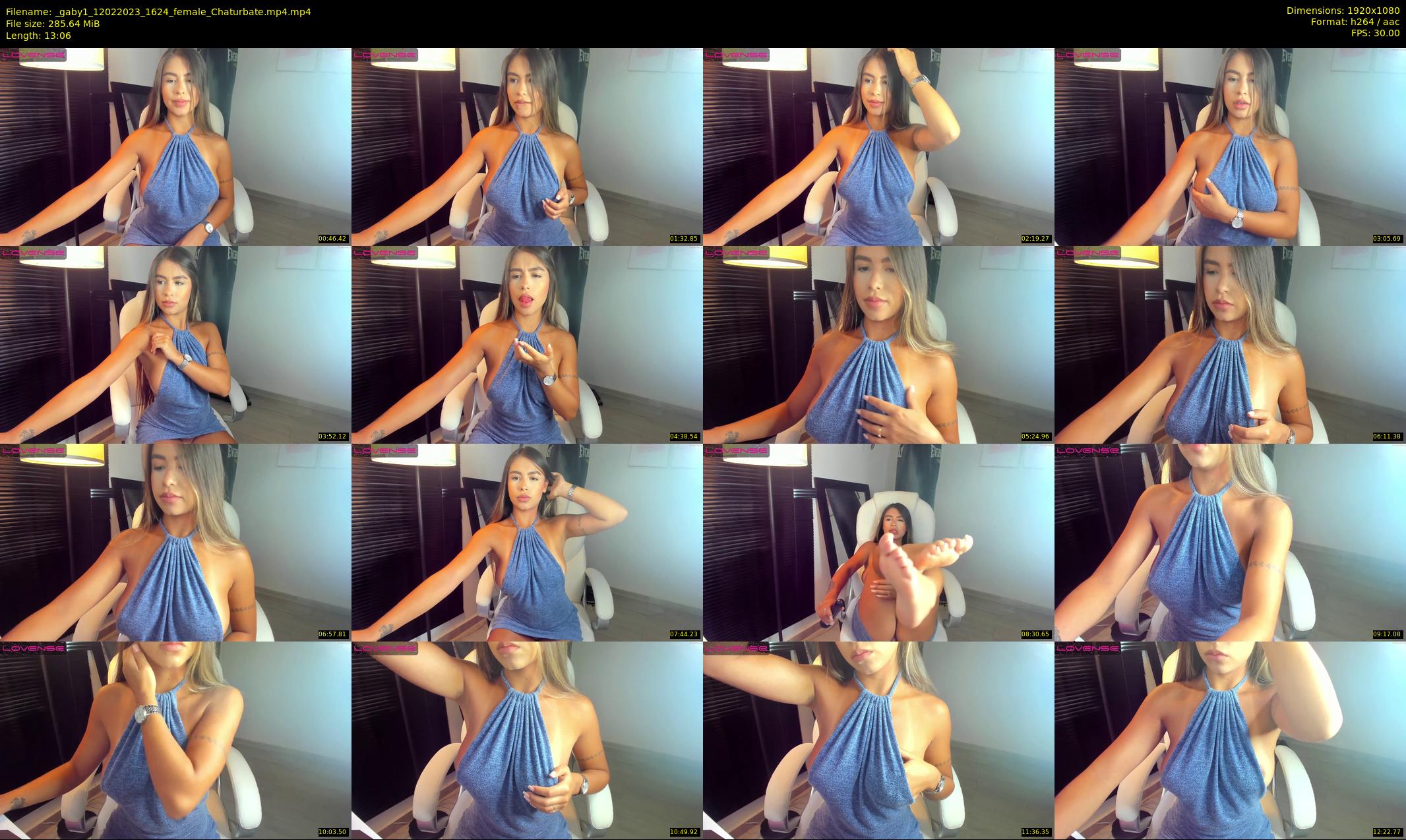 _gaby1 — 14 minute Chaturbate female cam show recording, 1080p, Feb 12, 2023