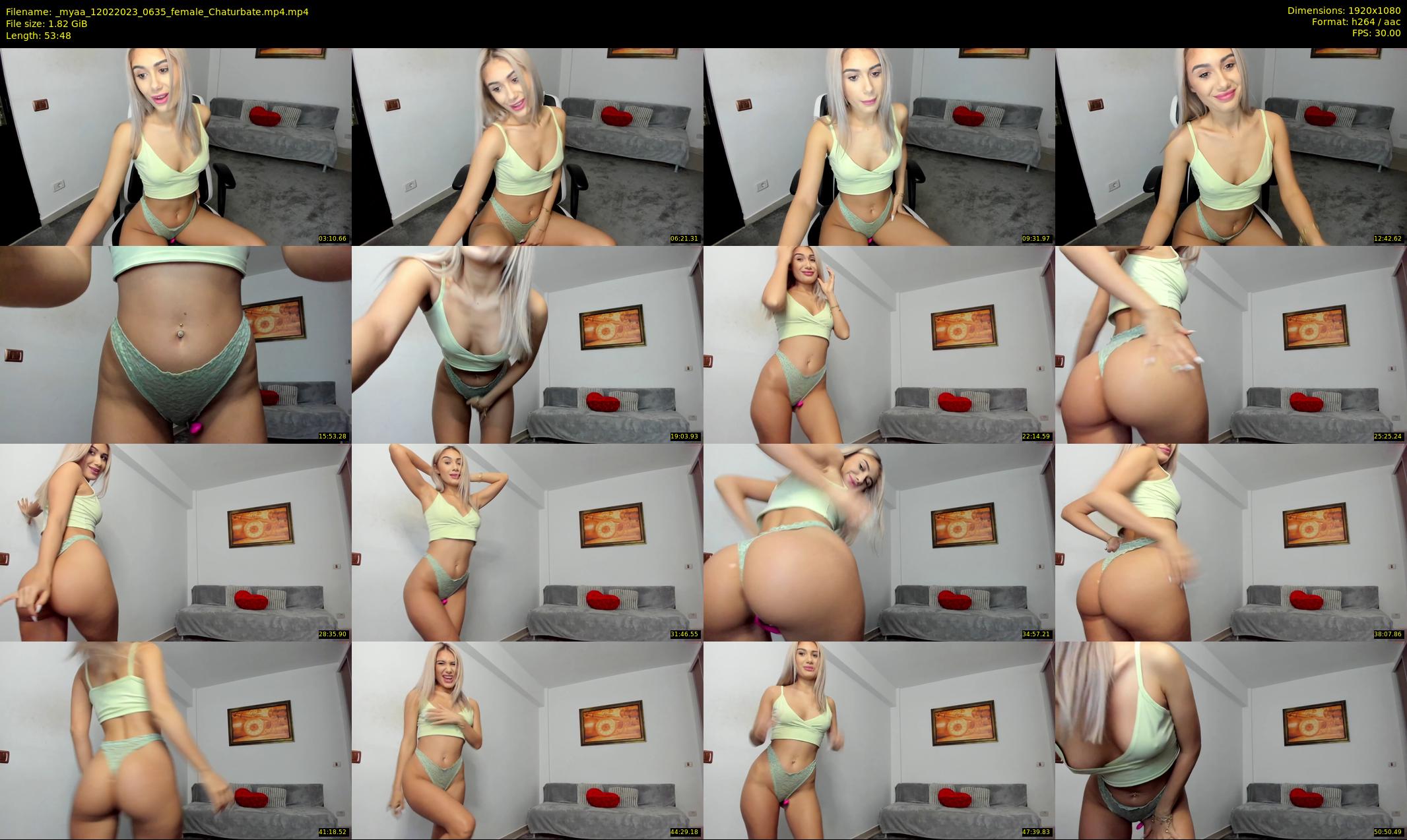 _myaa — 54 minute Chaturbate female cam show recording, 1080p, Feb 12, 2023