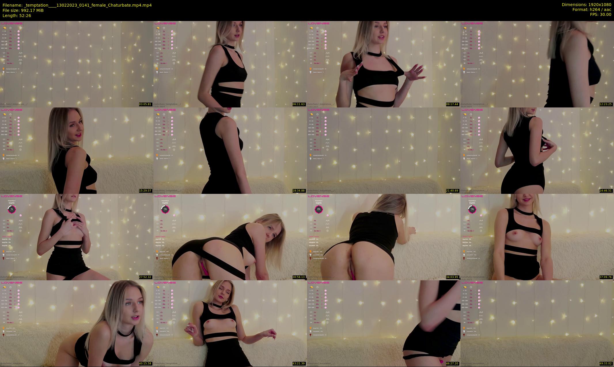 _temptation___ — 53 minute Chaturbate female cam show recording, 1080p, Feb 13, 2023