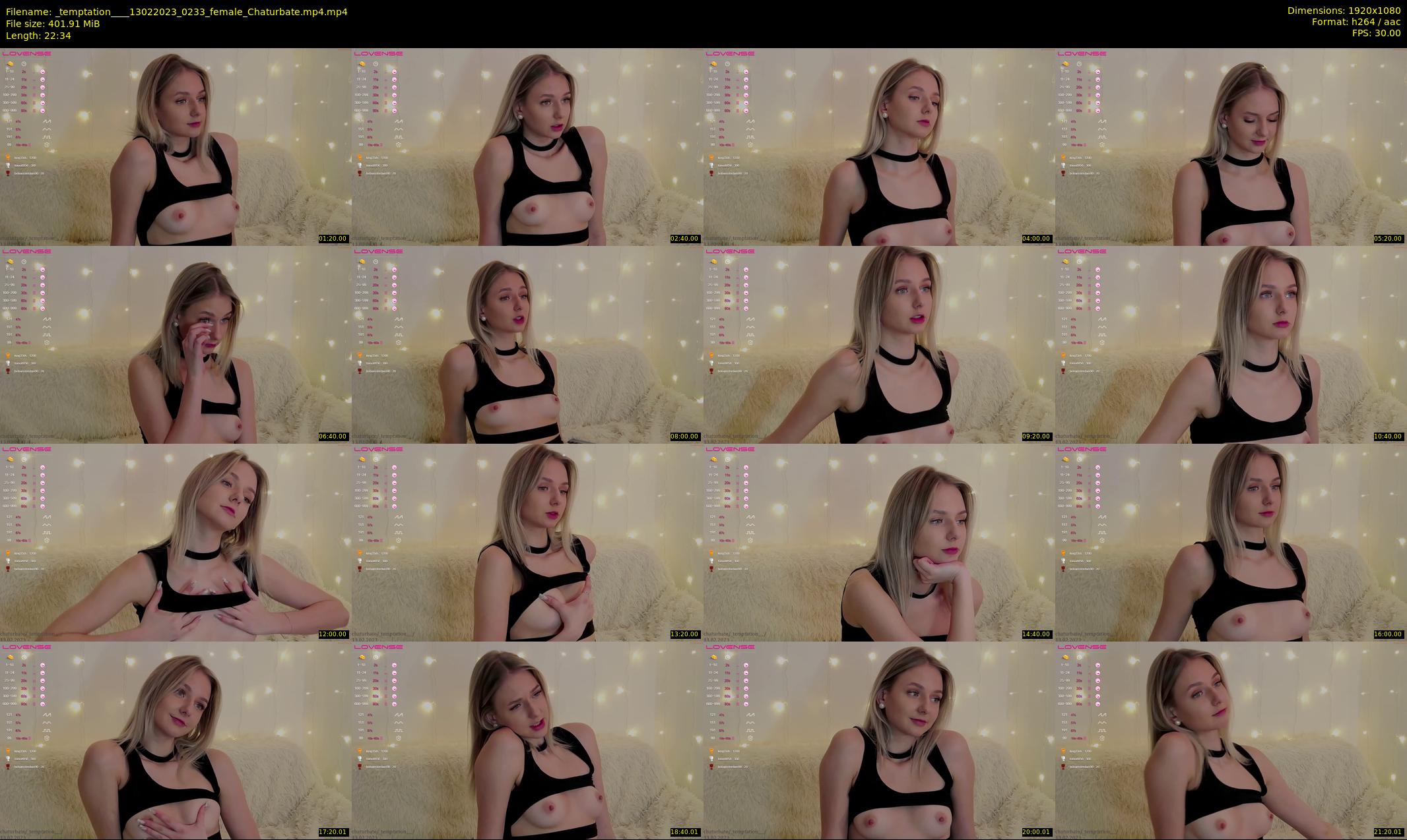 _temptation___ — 23 minute Chaturbate female cam show recording, 1080p, Feb 13, 2023