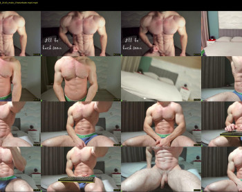 adam_muscle_ — 55 minute Chaturbate male cam show recording, 1080p, Feb 12, 2023