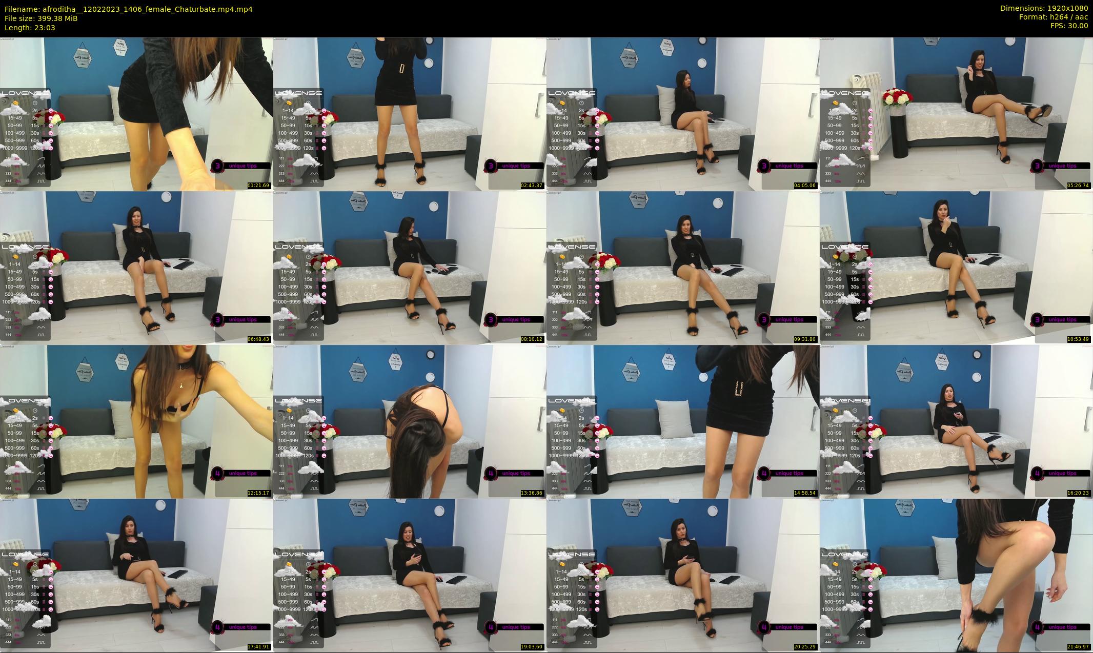 afroditha_ — 24 minute Chaturbate female cam show recording, 1080p, Feb 12, 2023