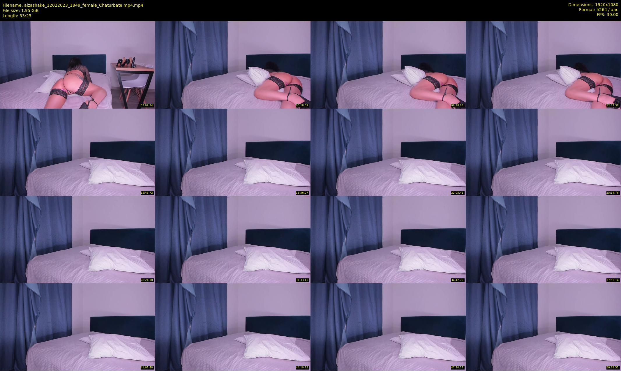 aizashake — 54 minute Chaturbate female cam show recording, 1080p, Feb 12, 2023