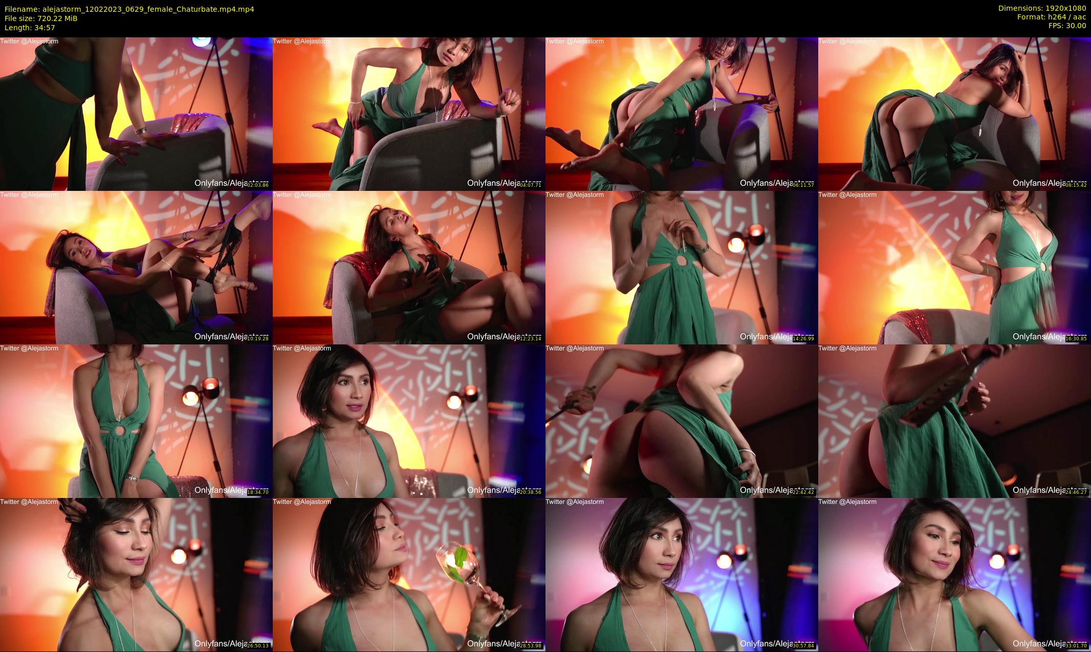 alejastorm — 35 minute Chaturbate female cam show recording, 1080p, Feb 12, 2023