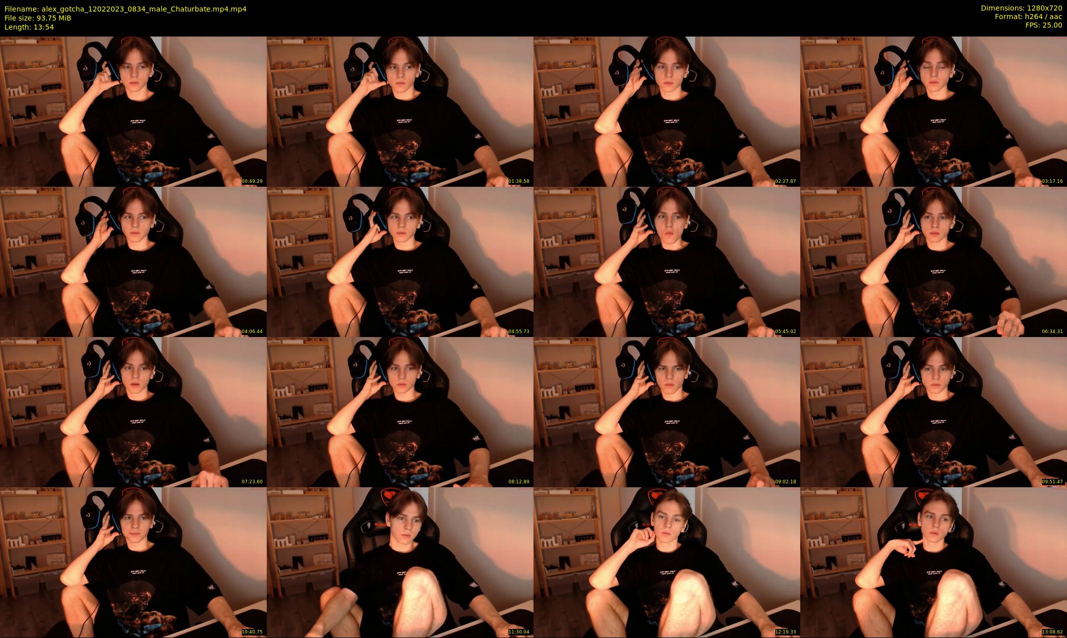alex_gotcha — 14 minute Chaturbate male cam show recording, 720p, Feb 12, 2023