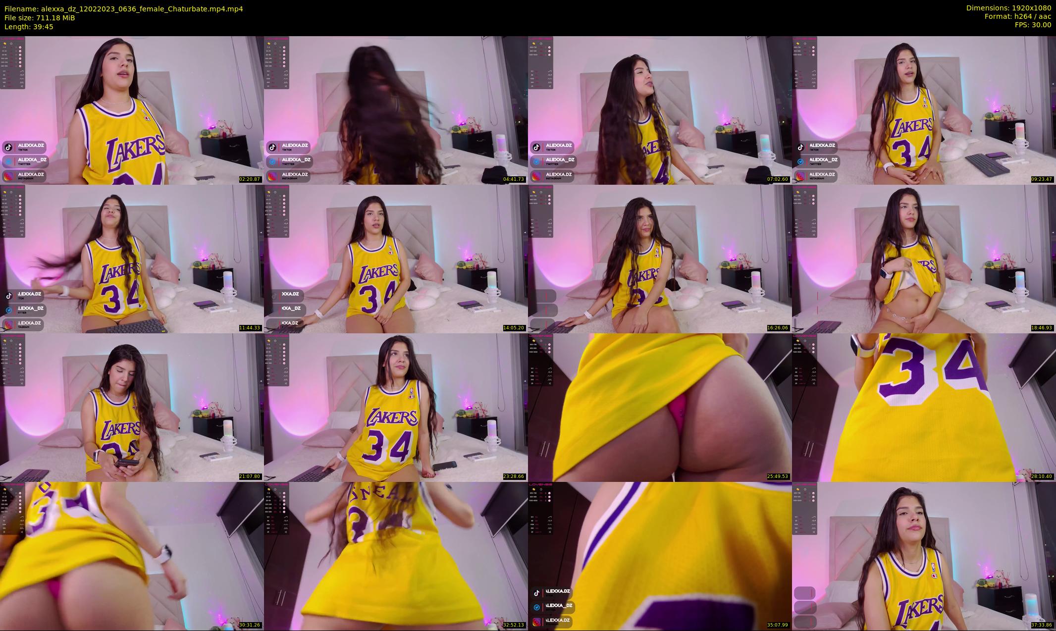 alexxa_dz — 40 minute Chaturbate female cam show recording, 1080p, Feb 12, 2023