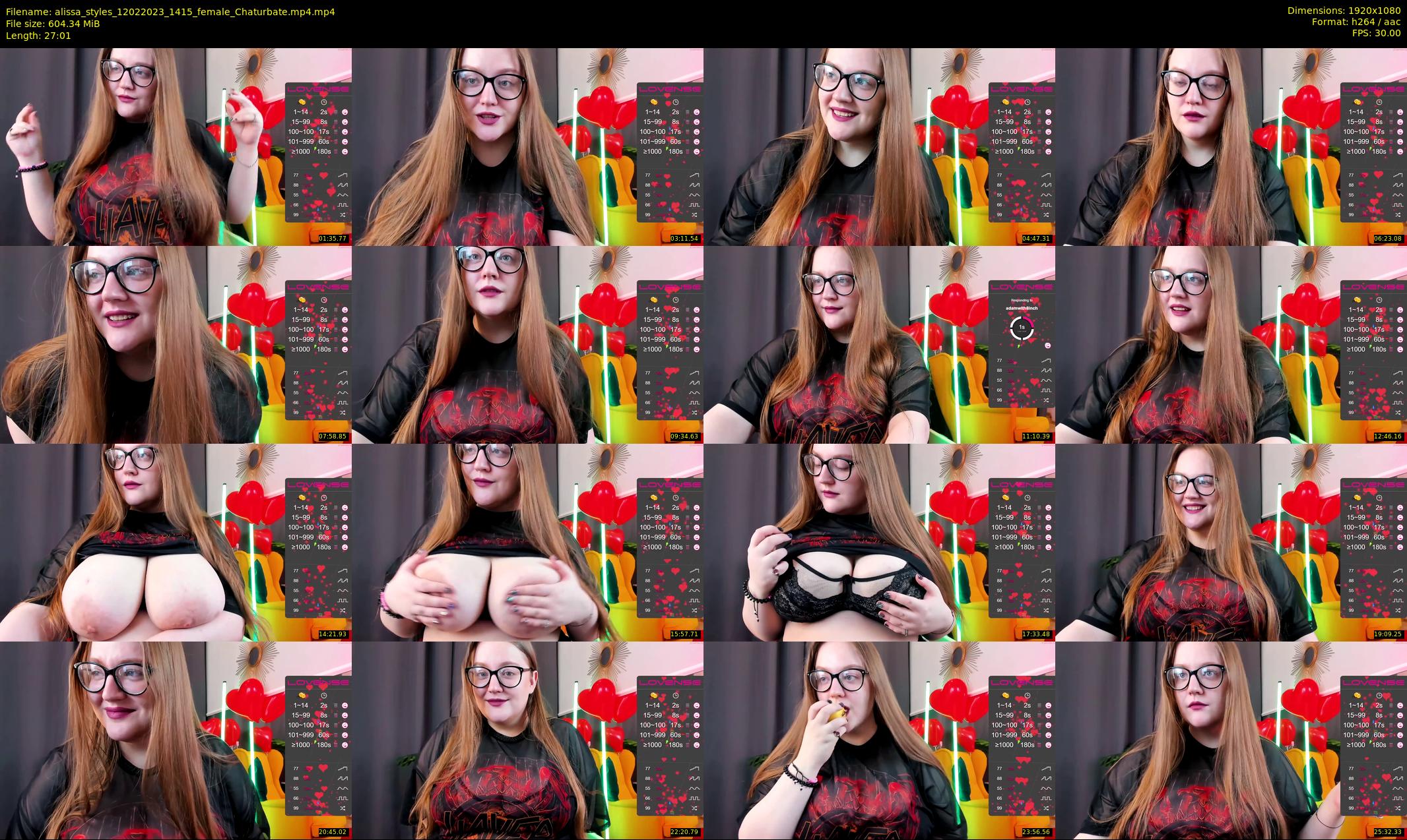 alissa_styles — 28 minute Chaturbate female cam show recording, 1080p, Feb 12, 2023