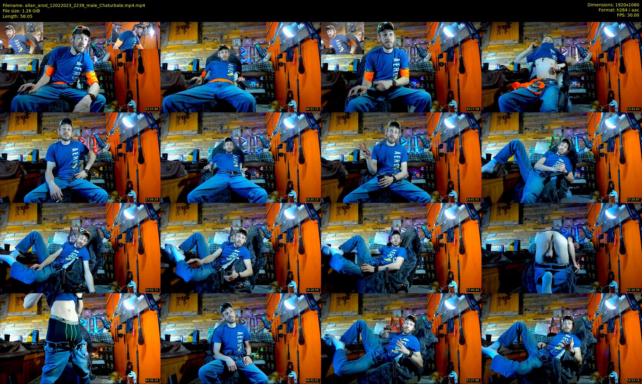 allan_arod — 59 minute Chaturbate male cam show recording, 1080p, Feb 12, 2023