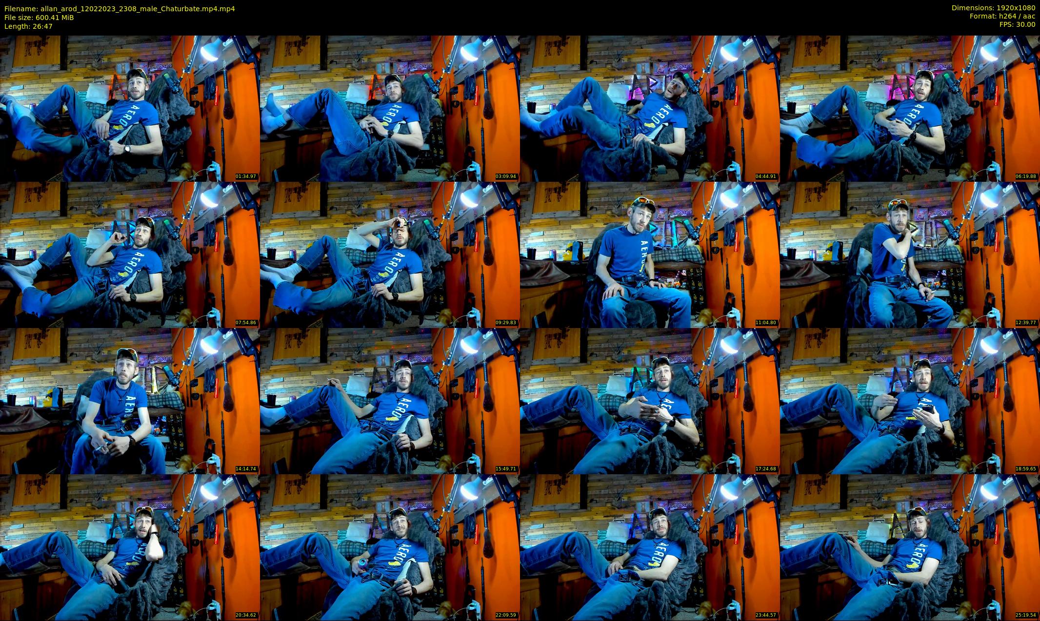 allan_arod — 27 minute Chaturbate male cam show recording, 1080p, Feb 12, 2023