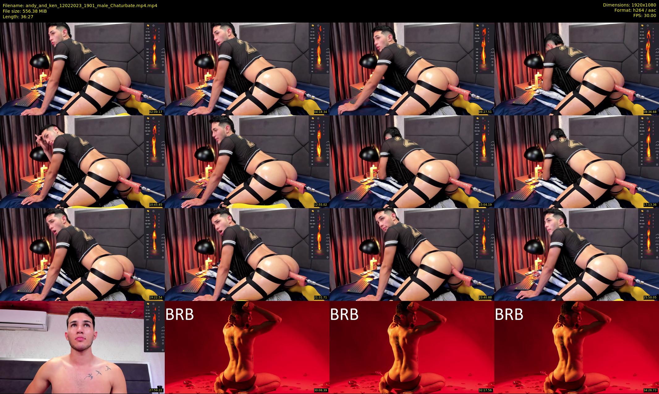 andy_and_ken — 37 minute Chaturbate male cam show recording, 1080p, Feb 12, 2023