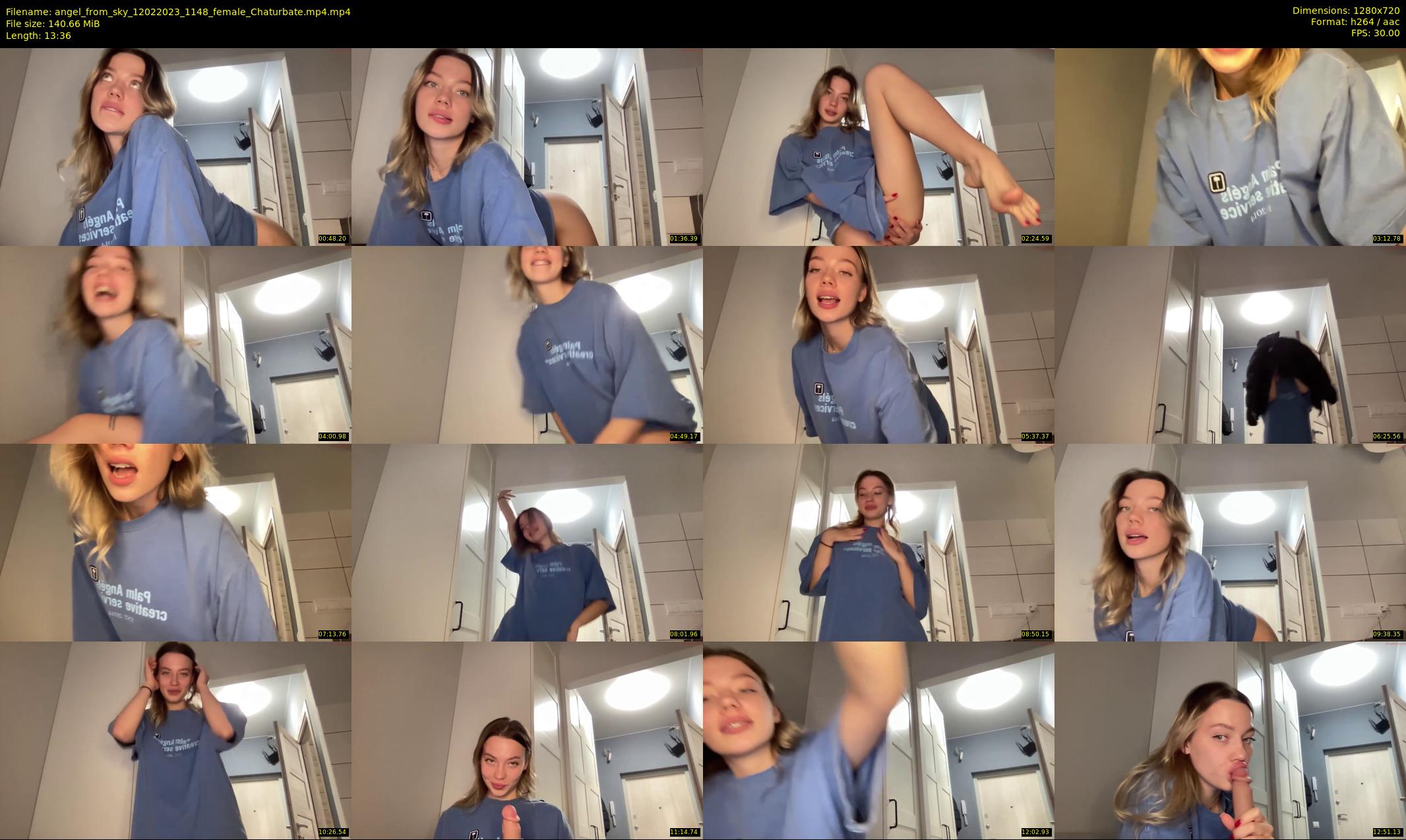 angel_from_sky — 14 minute Chaturbate female cam show recording, 720p, Feb 12, 2023