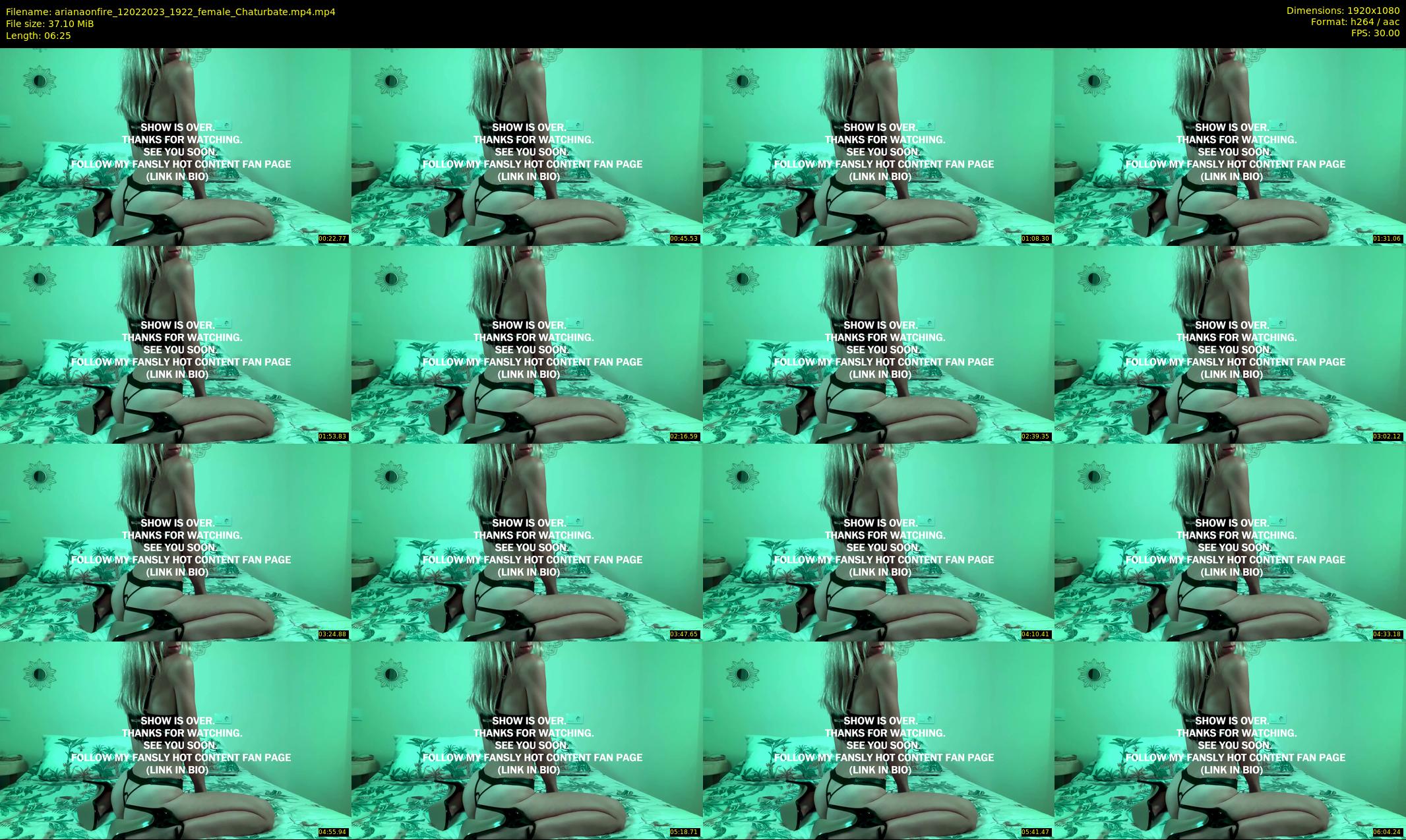 arianaonfire — 7 minute Chaturbate couple cam show recording, 1080p, Feb 12, 2023