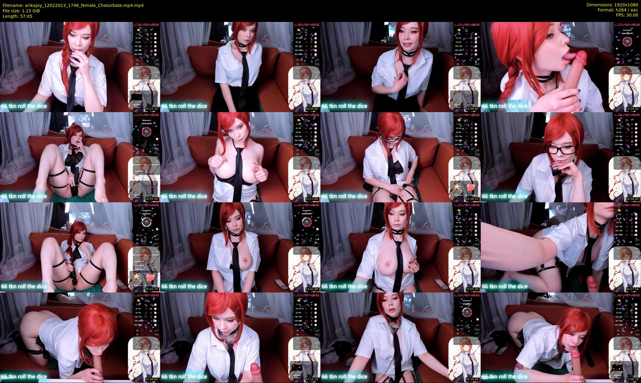 arikajoy — 58 minute Chaturbate female cam show recording, 1080p, Feb 12, 2023