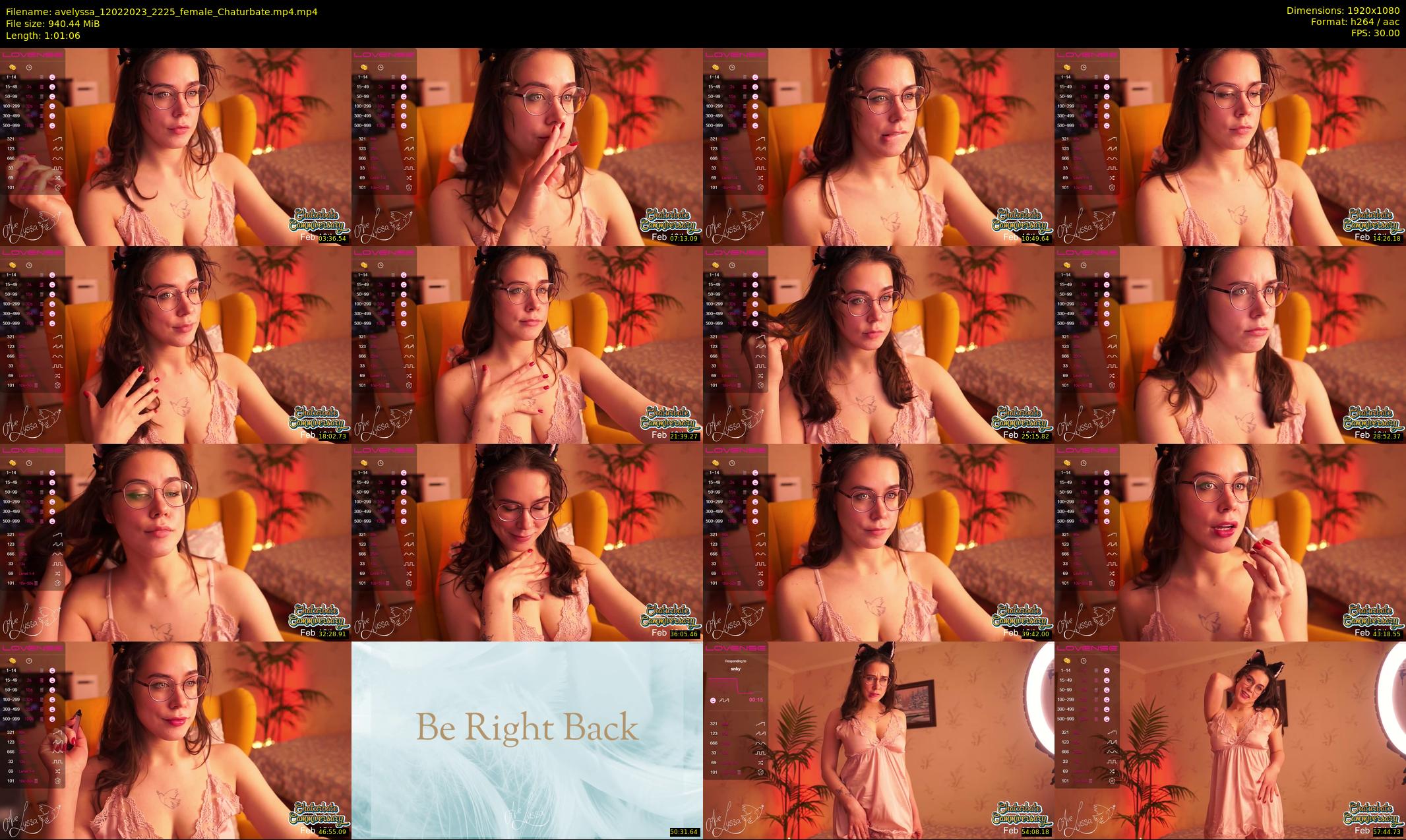 avelyssa — 62 minute Chaturbate female cam show recording, 1080p, Feb 12, 2023