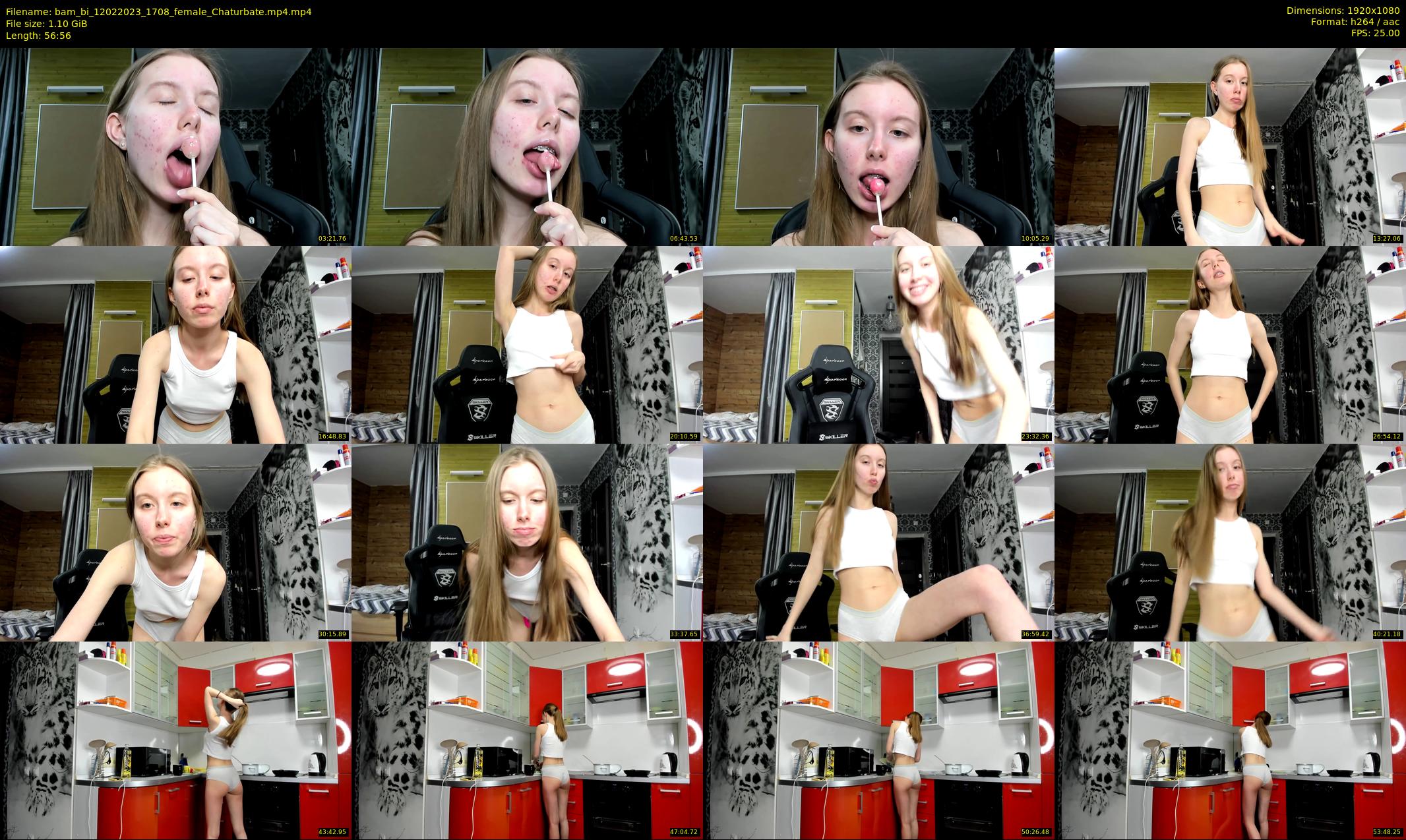 bam_bi — 57 minute Chaturbate female cam show recording, 1080p, Feb 12, 2023