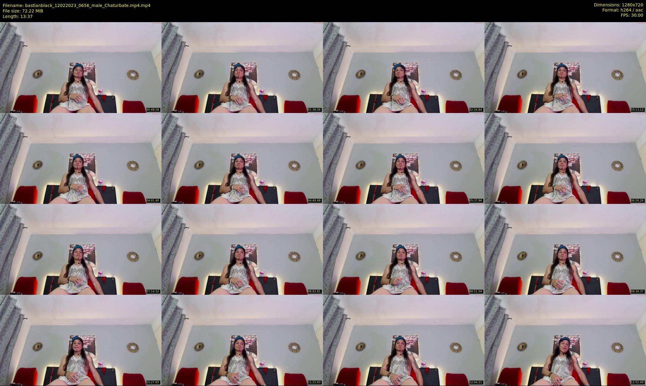 bastianblack — 14 minute Chaturbate male cam show recording, 720p, Feb 12, 2023