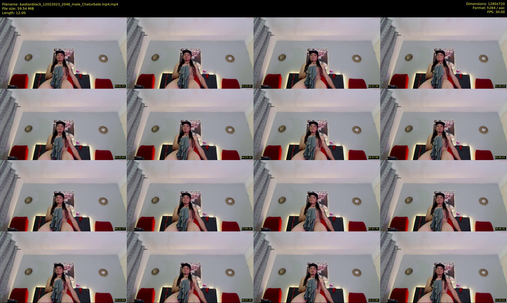 bastianblack — 12 minute Chaturbate male cam show recording, 720p, Feb 12, 2023