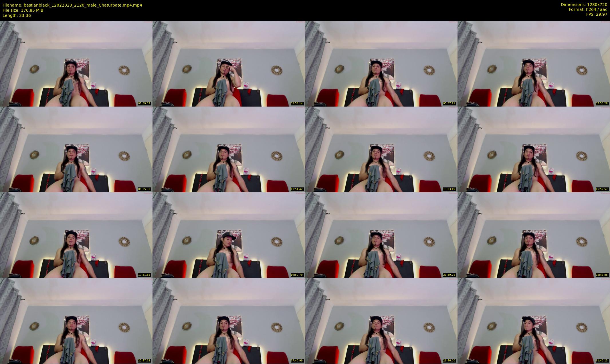 bastianblack — 34 minute Chaturbate male cam show recording, 720p, Feb 12, 2023