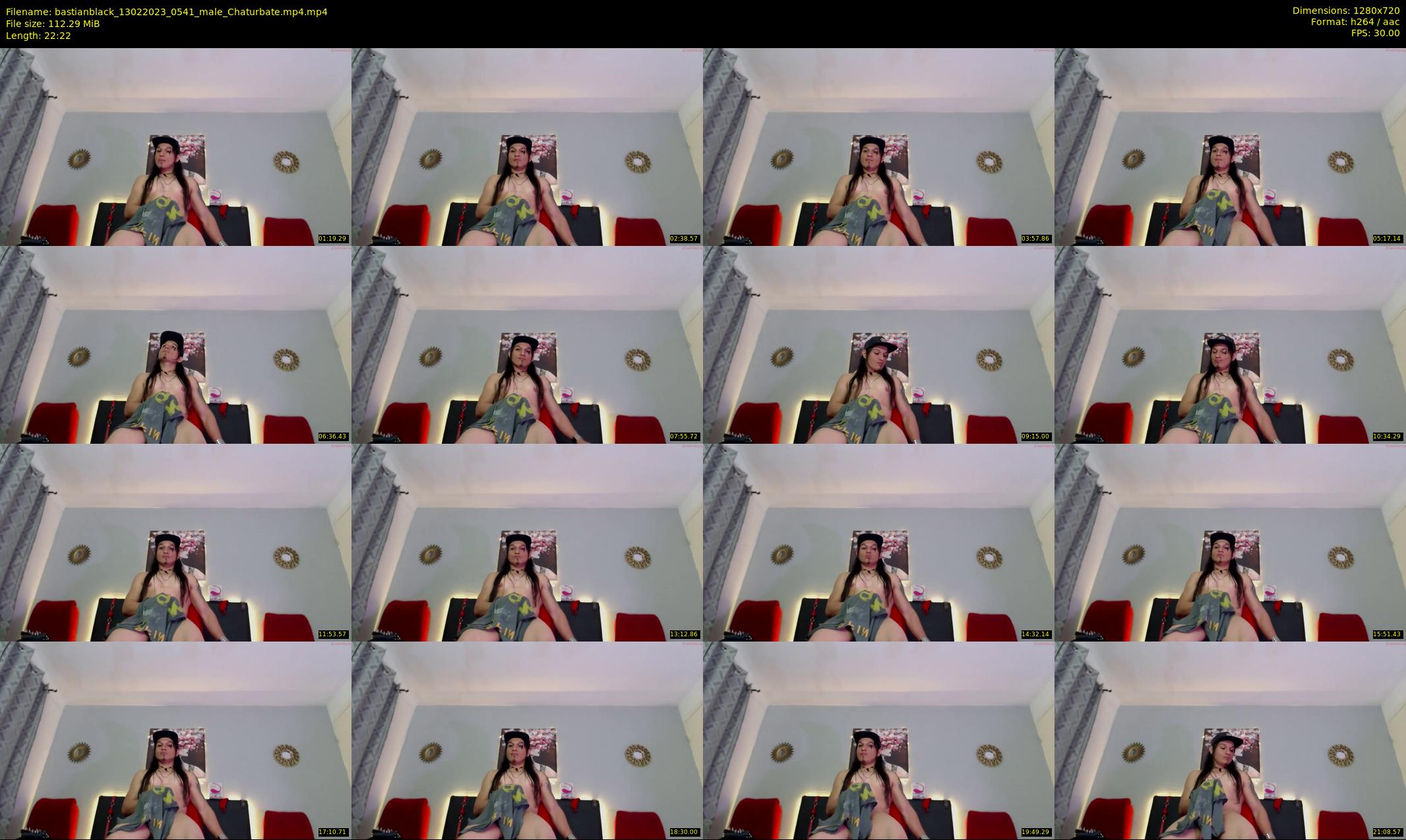 bastianblack — 23 minute Chaturbate male cam show recording, 720p, Feb 13, 2023