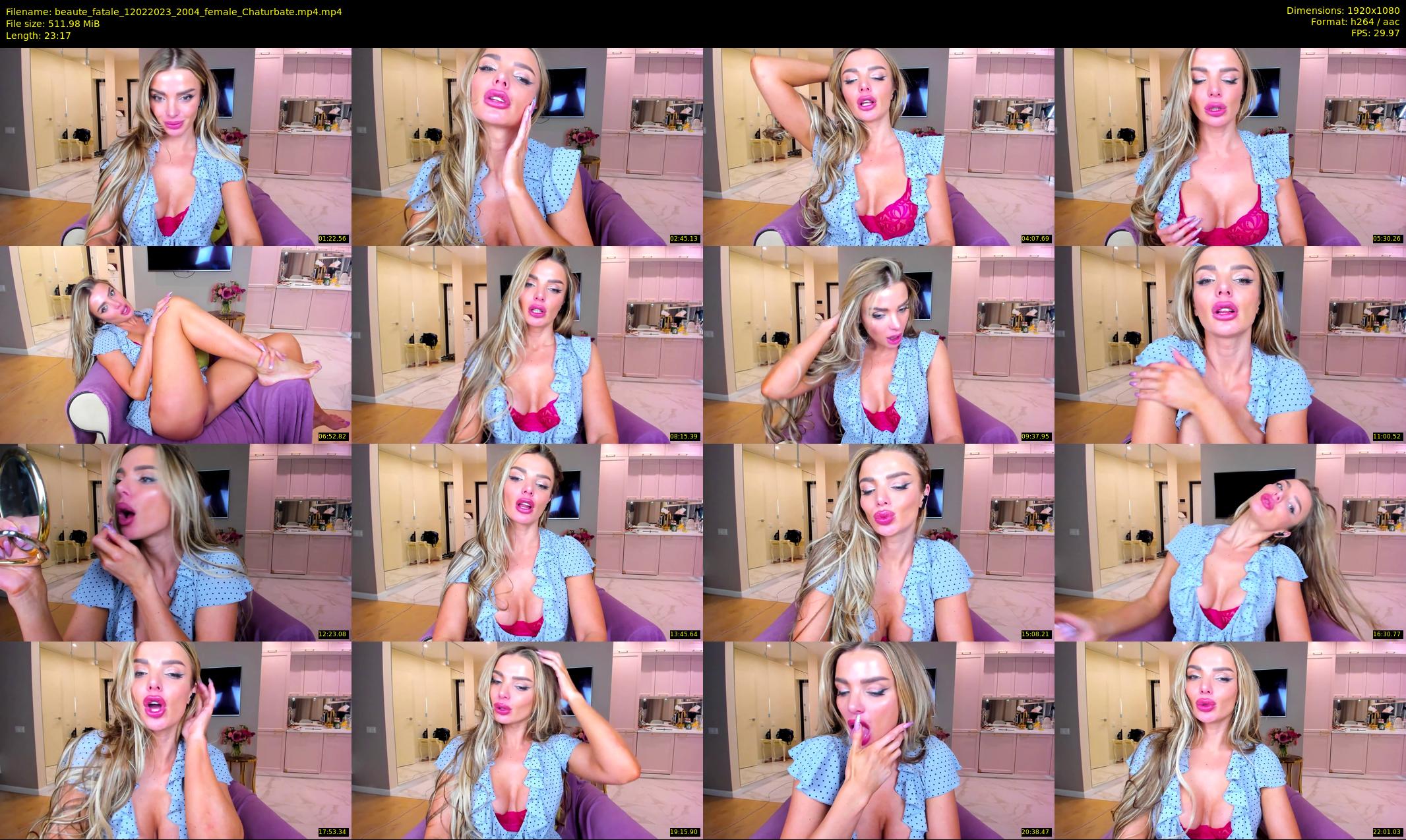 beaute_fatale — 24 minute Chaturbate female cam show recording, 1080p, Feb 12, 2023