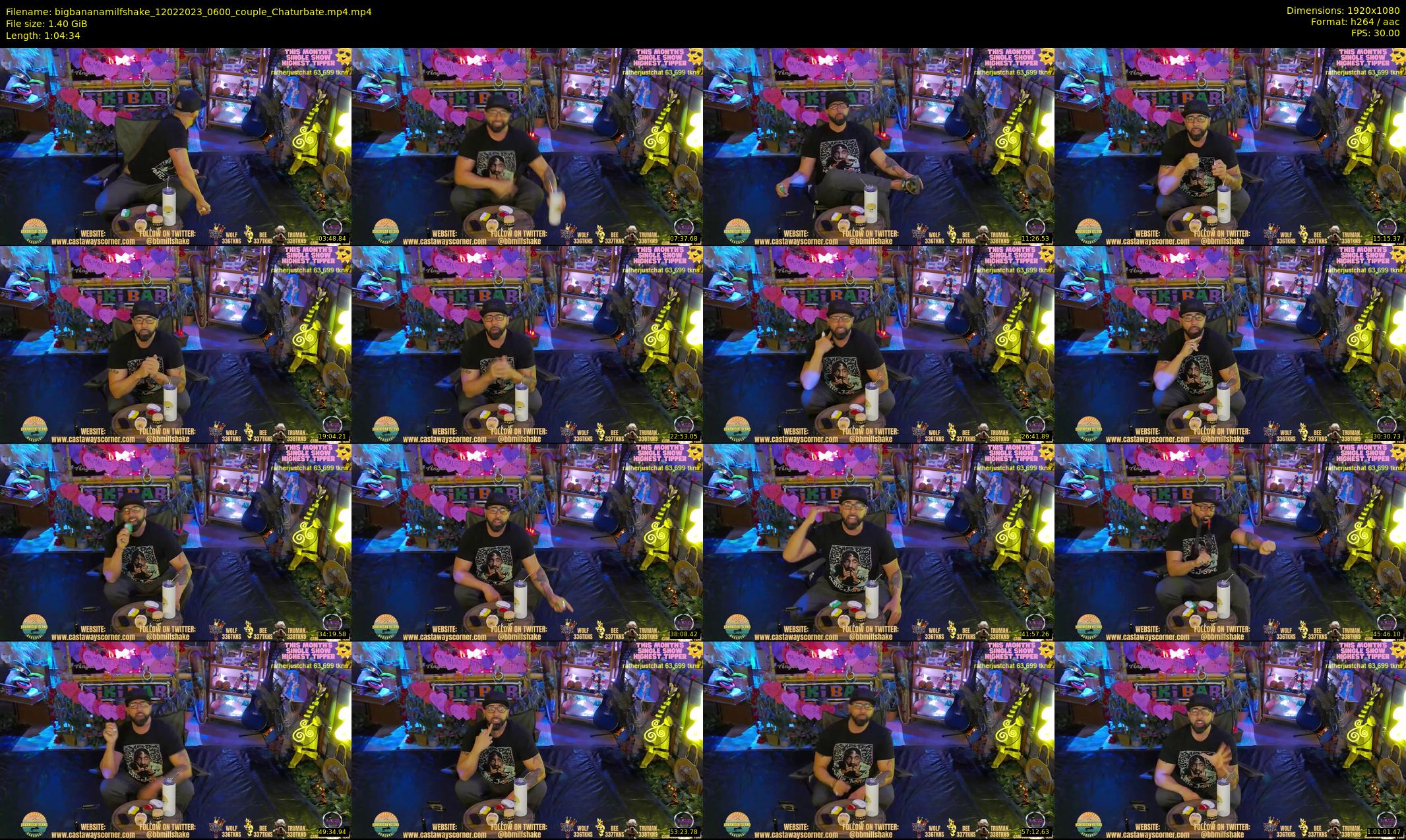 bigbananamilfshake — 65 minute Chaturbate couple cam show recording, 1080p, Feb 12, 2023