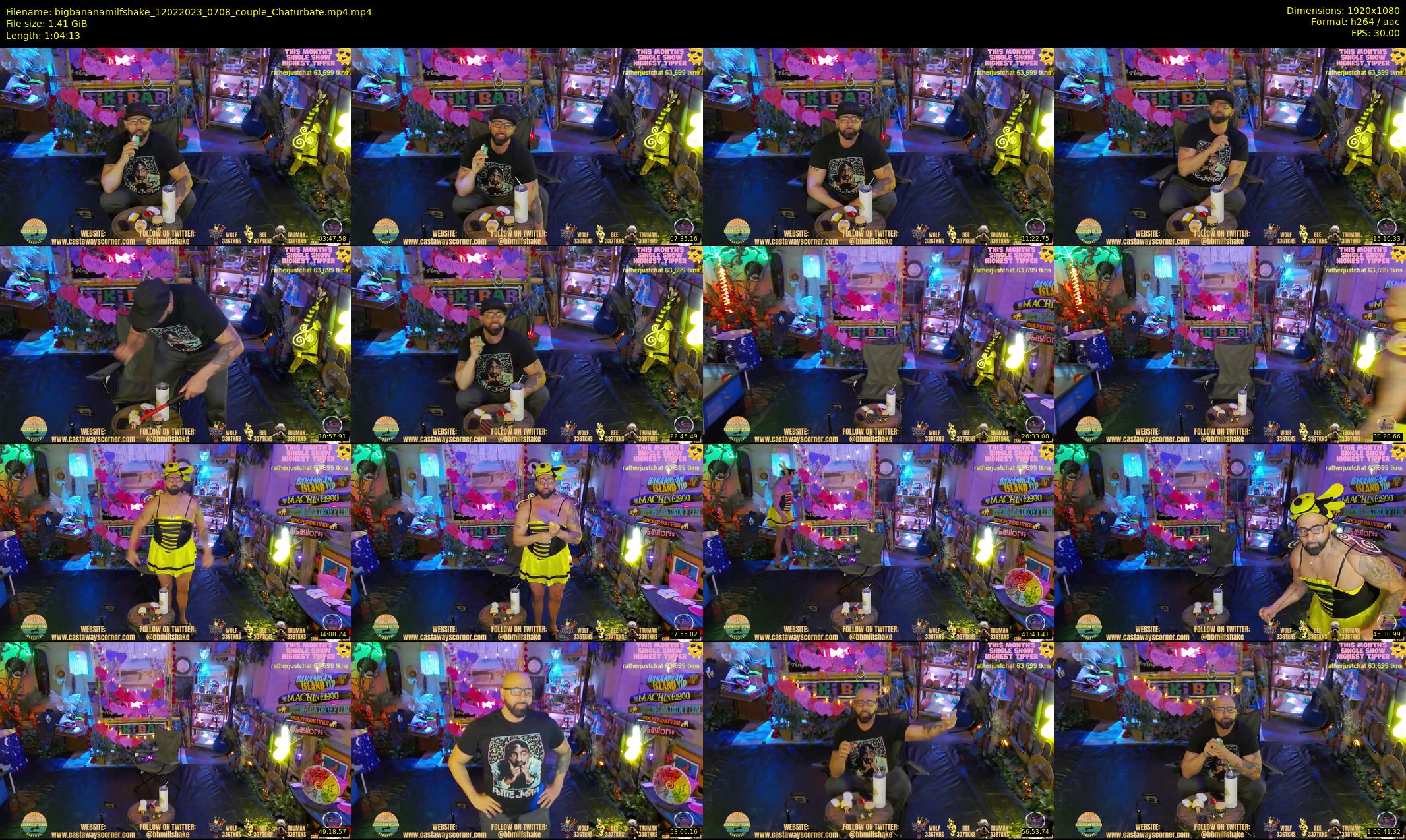 bigbananamilfshake — 65 minute Chaturbate couple cam show recording, 1080p, Feb 12, 2023
