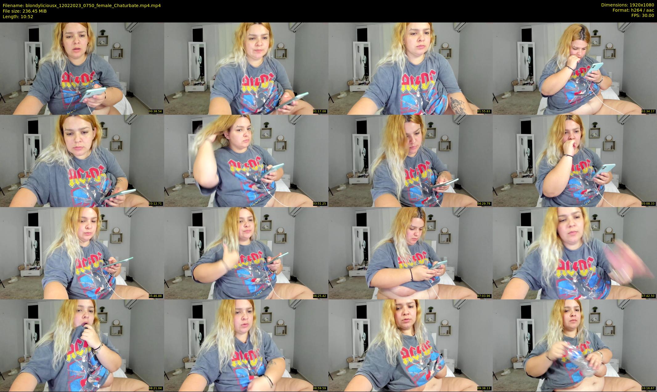 blondyliciousx — 11 minute Chaturbate female cam show recording, 1080p, Feb 12, 2023