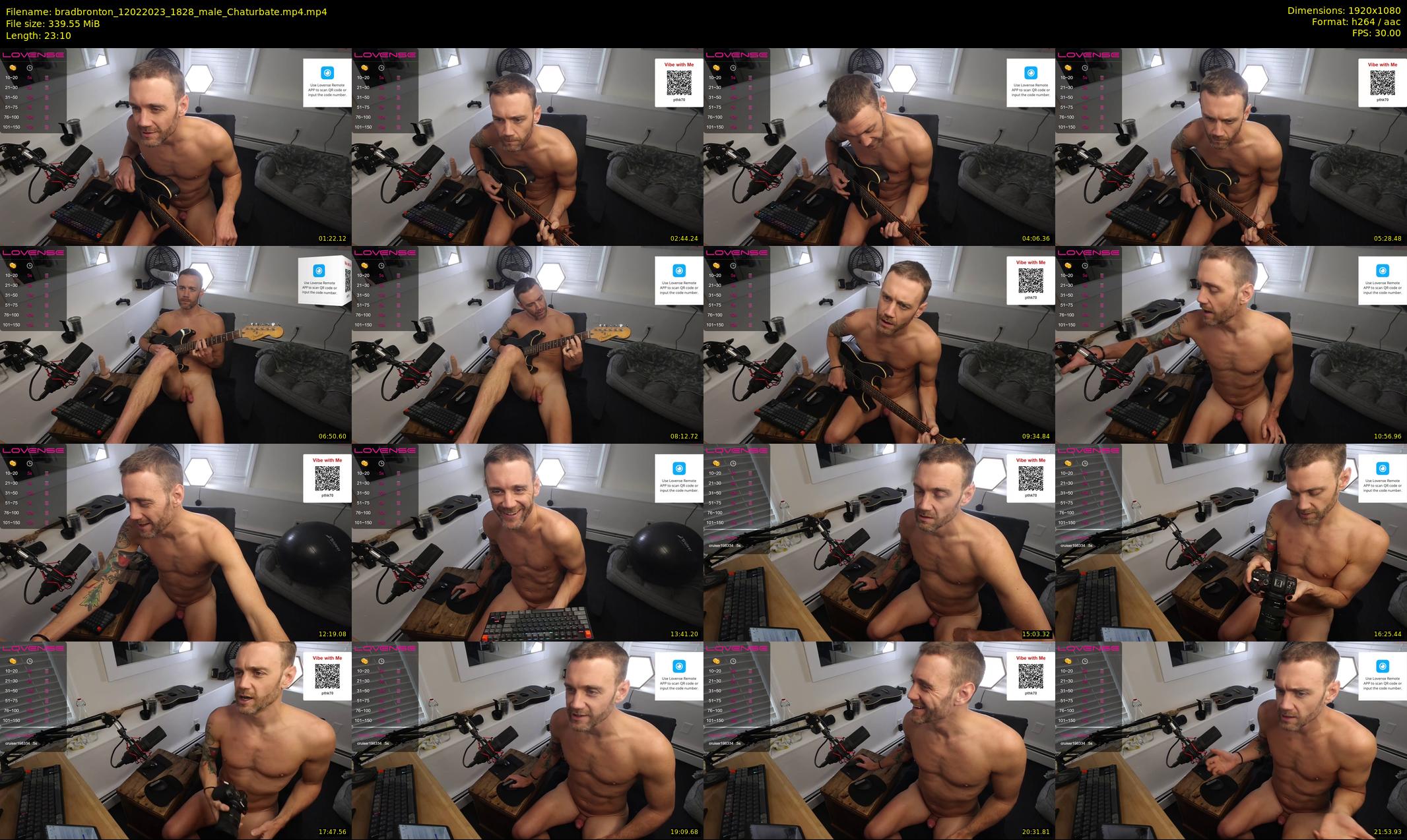 bradbronton — 24 minute Chaturbate male cam show recording, 1080p, Feb 12, 2023