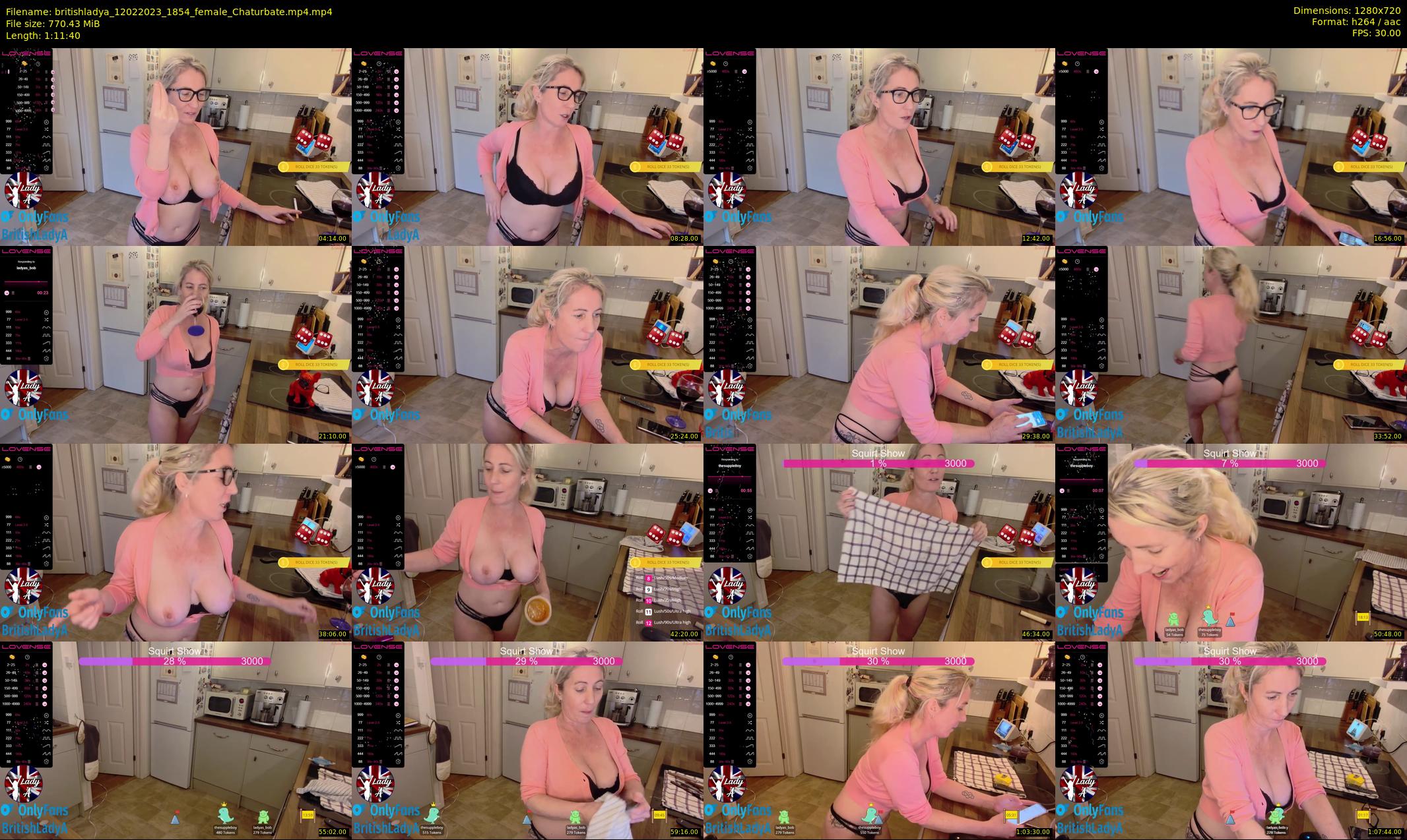 britishladya — 72 minute Chaturbate female cam show recording, 720p, Feb 12, 2023