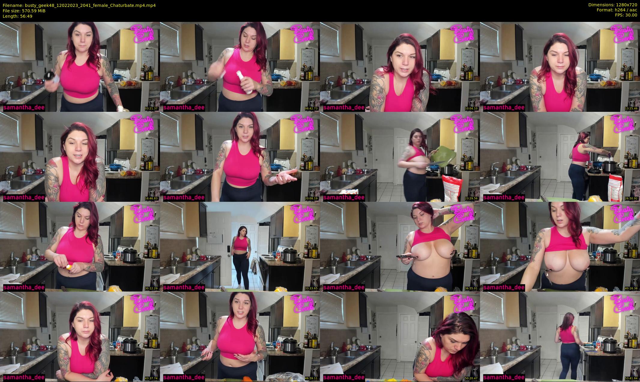 busty_geek48 — 57 minute Chaturbate female cam show recording, 720p, Feb 12, 2023