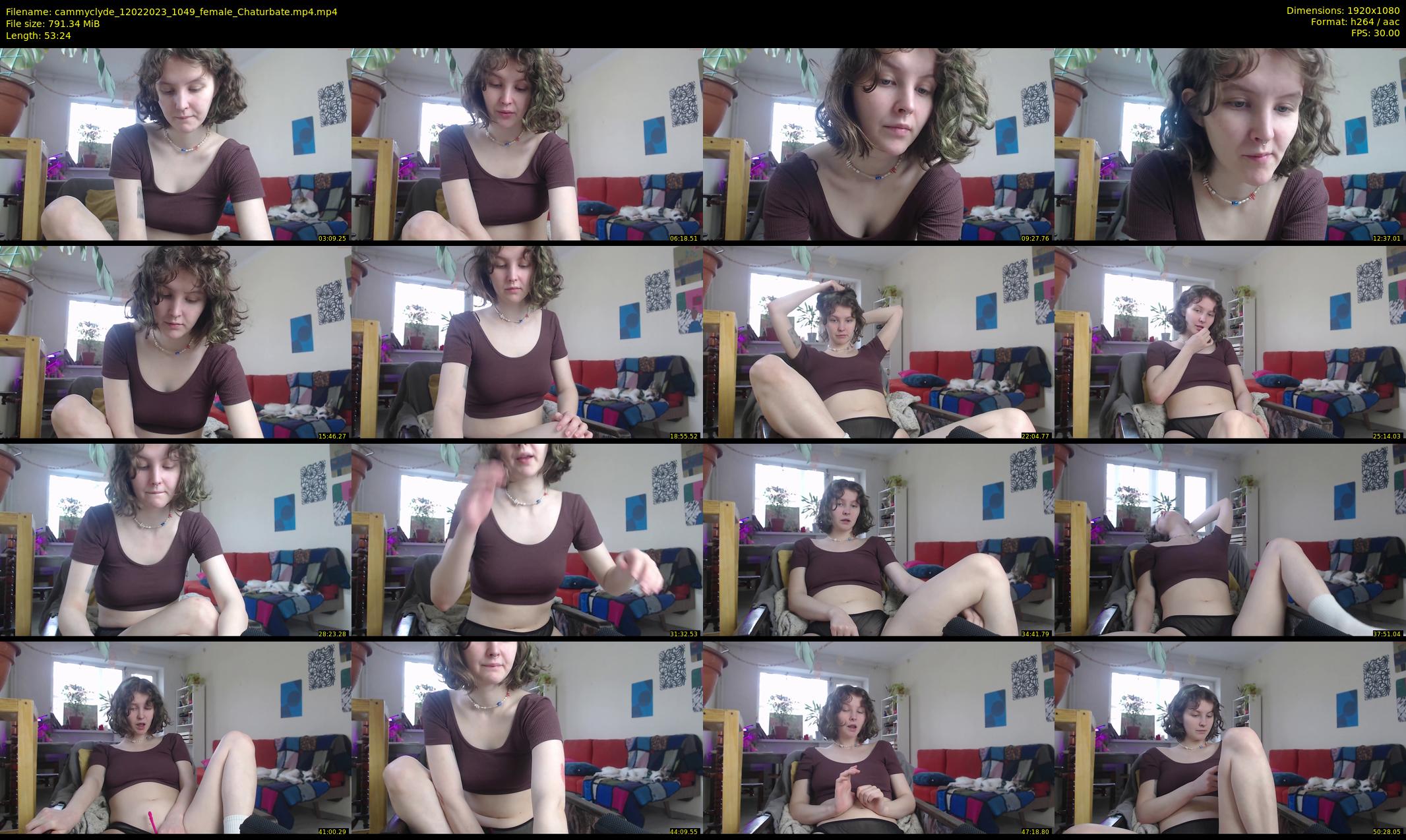 cammyclyde — 54 minute Chaturbate female cam show recording, 1080p, Feb 12, 2023