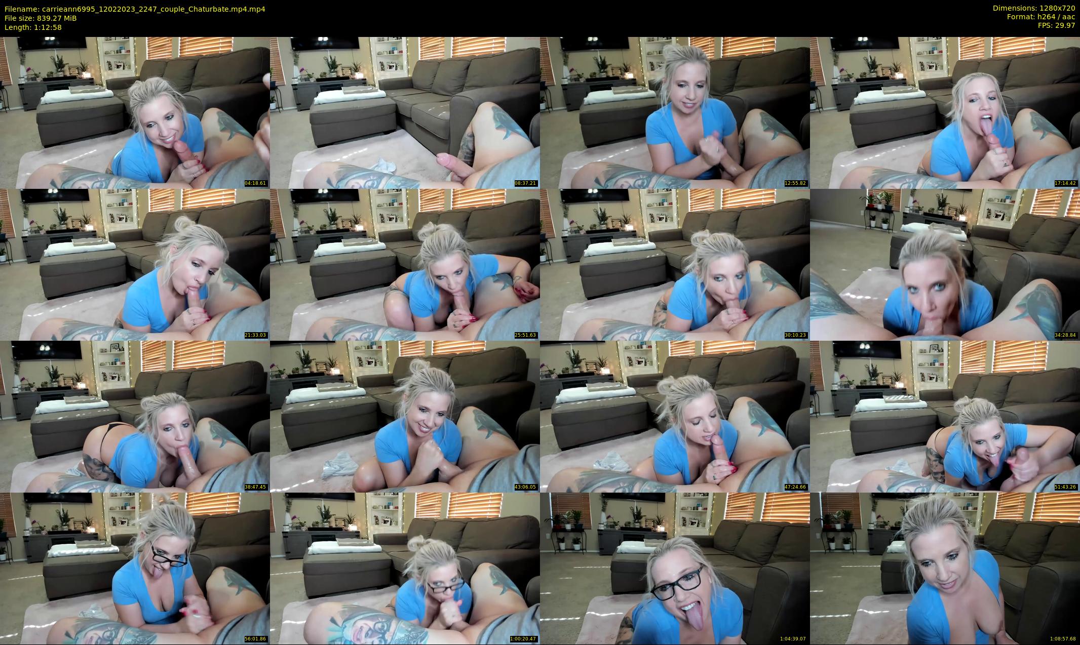 carrieann6995 — 73 minute Chaturbate couple cam show recording, 720p, Feb 12, 2023